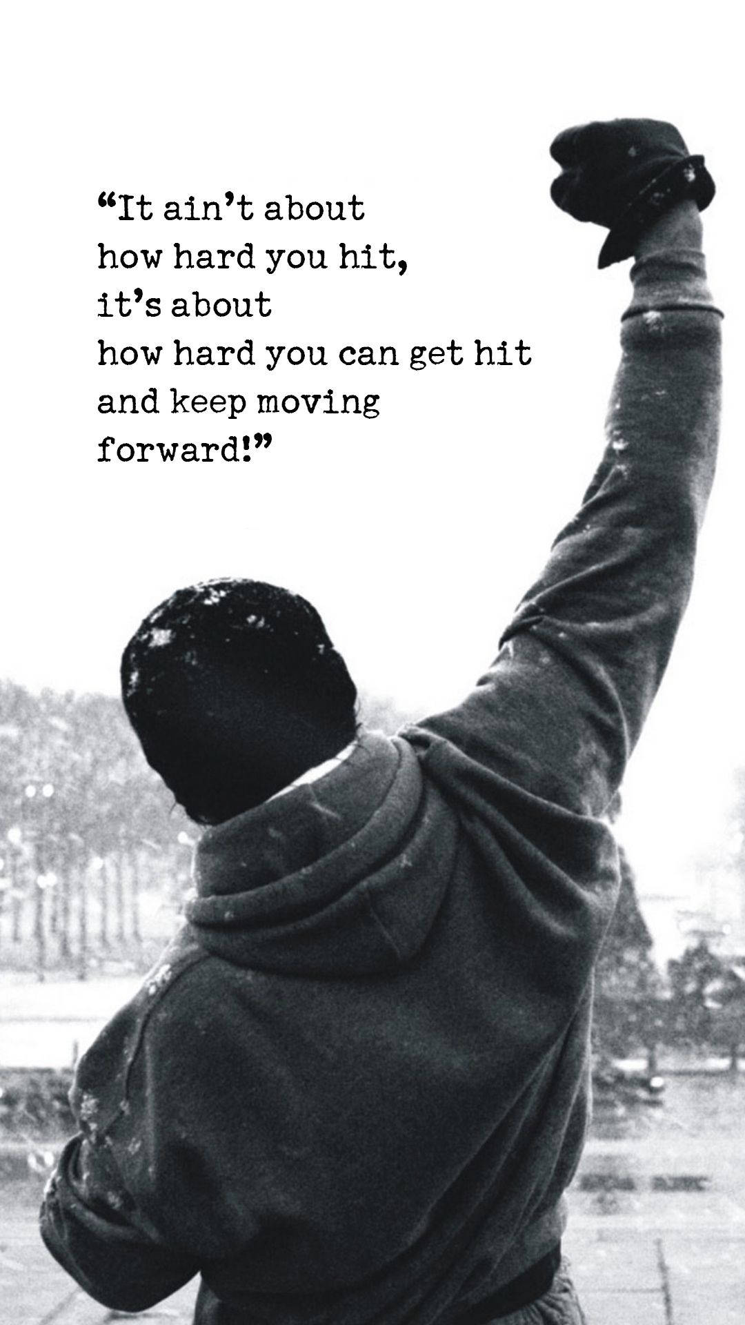 black and white photo, person from behind, gloved fist, Full HD Phone Wallpaper