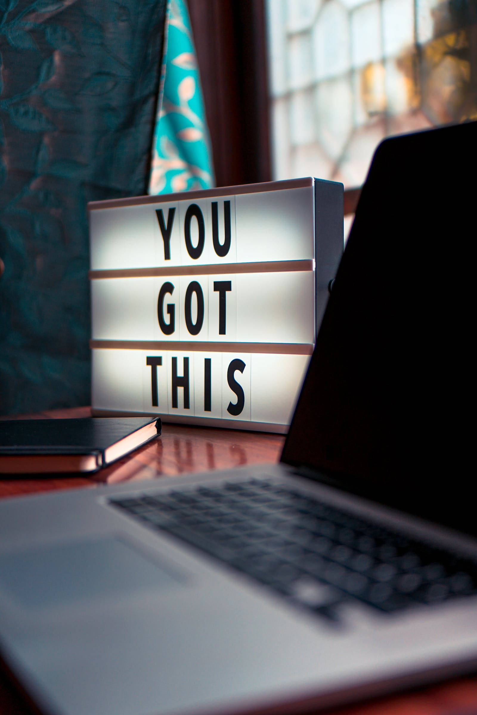 YOU GOT THIS, lightbox, laptop, Full HD Phone Wallpaper