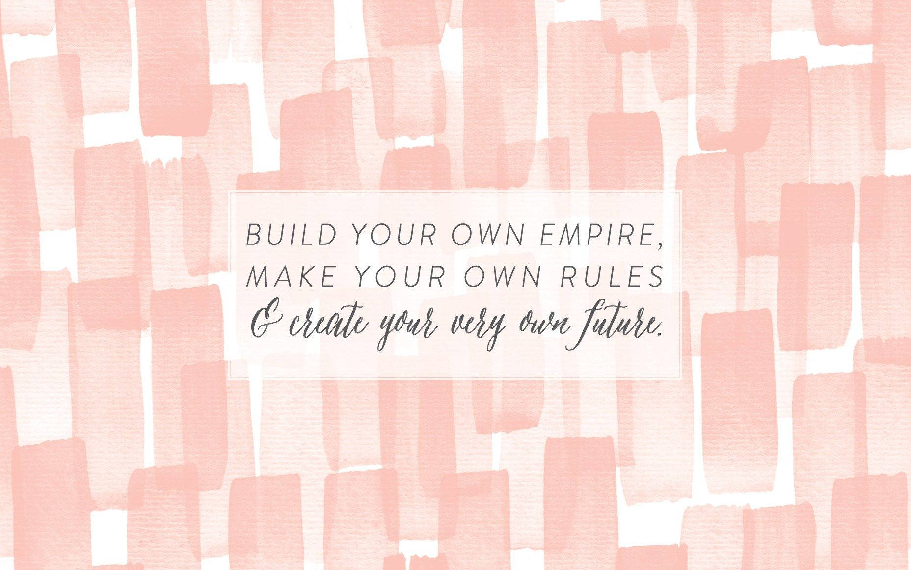 soft pink watercolor brushstrokes, textured background, inspirational quote, HD Desktop Wallpaper