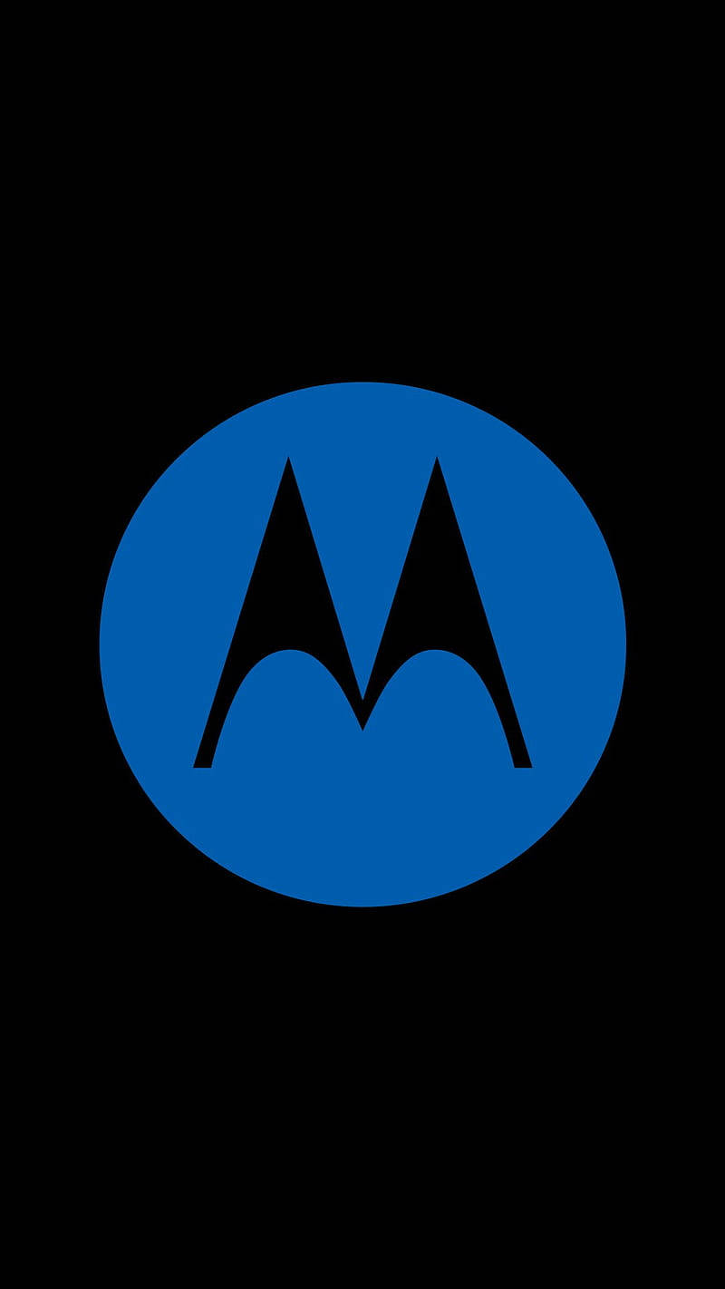 Motorola, blue logo, circular, HD Phone Wallpaper