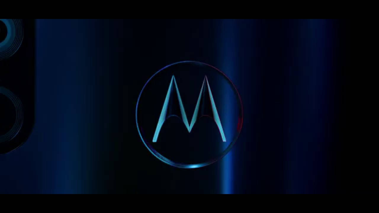 Motorola, dark blue, glowing, HD Desktop Wallpaper