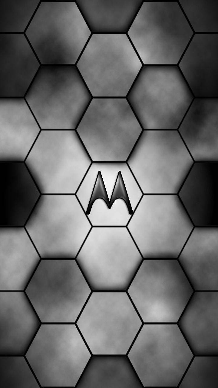 Motorola, grey, hexagon, HD Phone Wallpaper