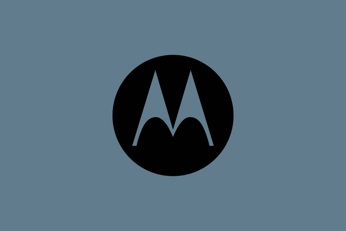 Motorola, black, blue-gray, SD Desktop Wallpaper