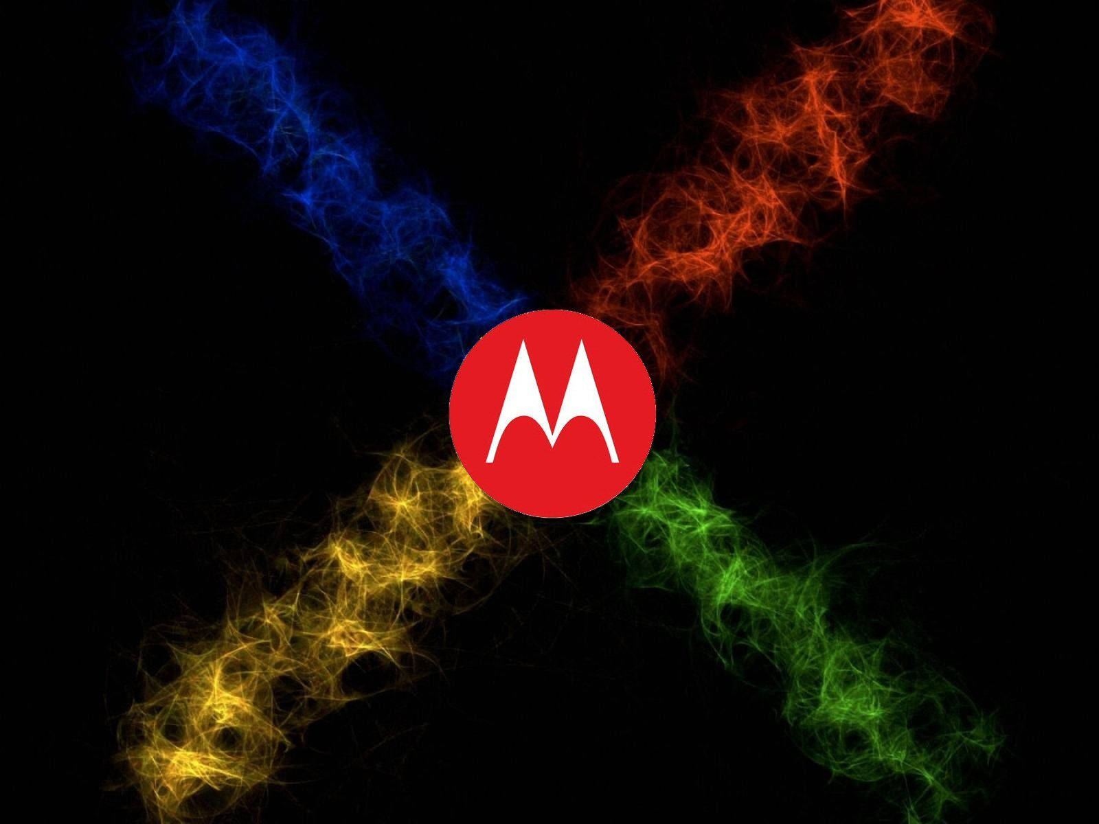 Motorola, red Motorola logo, black, HD Desktop Wallpaper