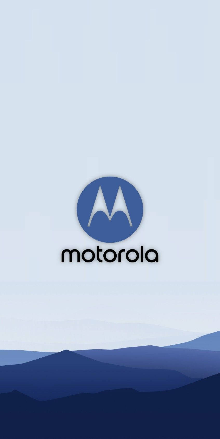 Motorola, Vector Art, blue mountain silhouette, HD Phone Wallpaper