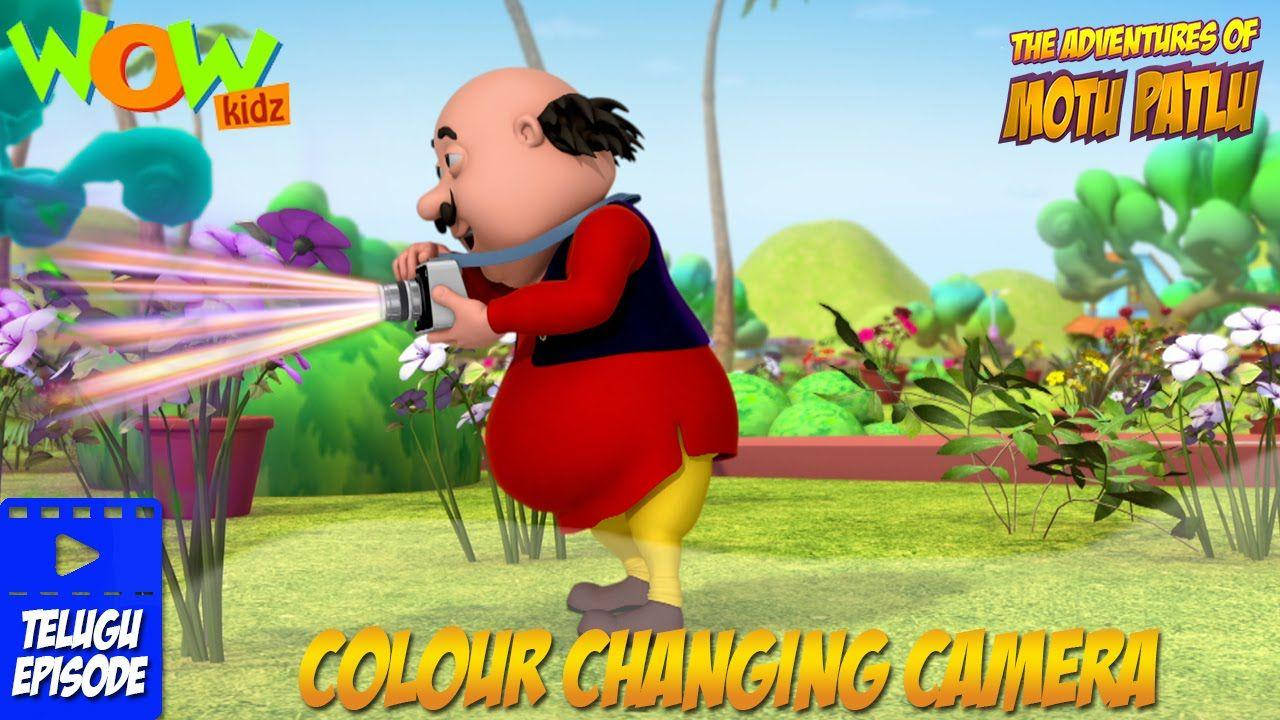 Motu Patlu, color changing camera, red outfit, HD Desktop Wallpaper