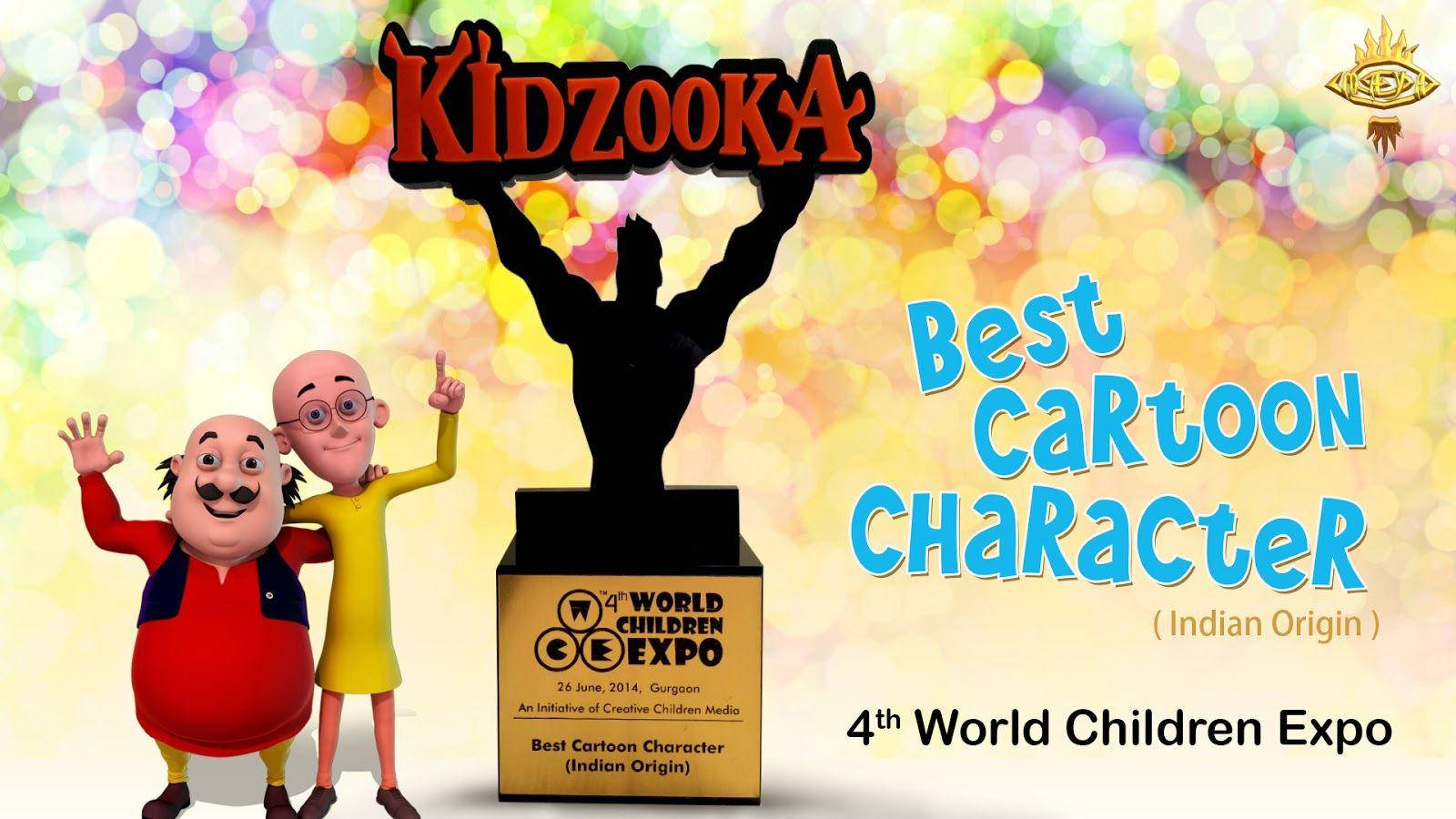 Motu Patlu, Best Cartoon Character, trophy, HD Desktop Wallpaper