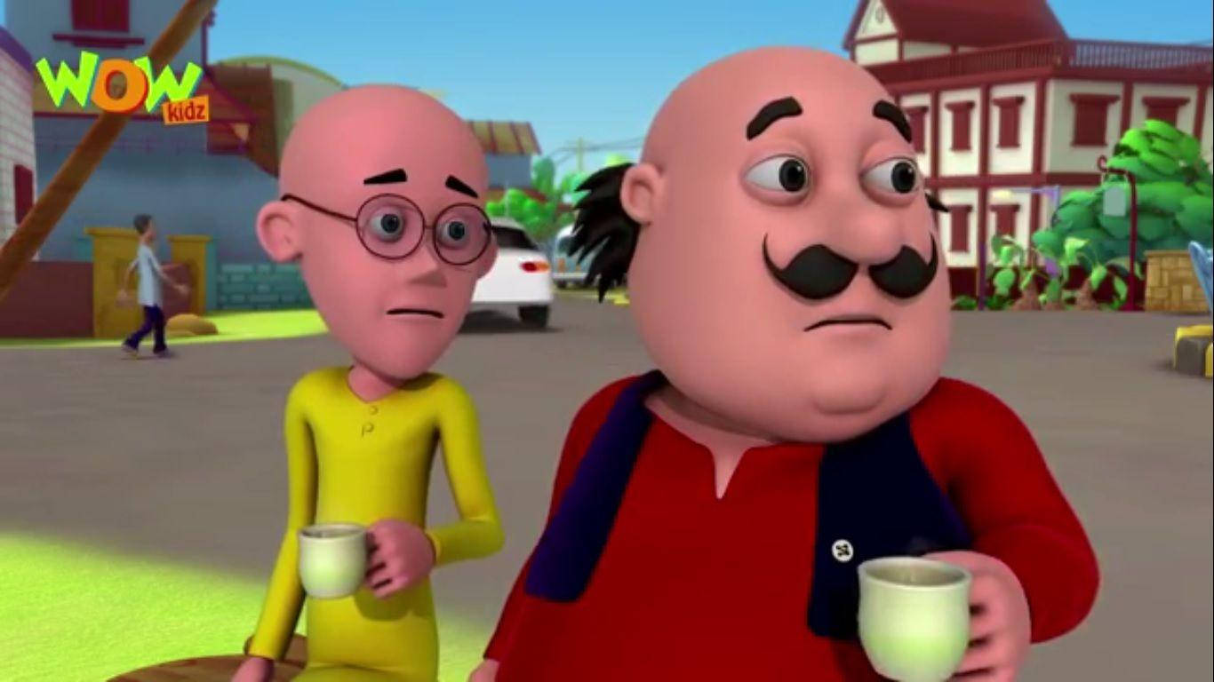 Motu Patlu, coffee, cartoon characters, HD Desktop Wallpaper