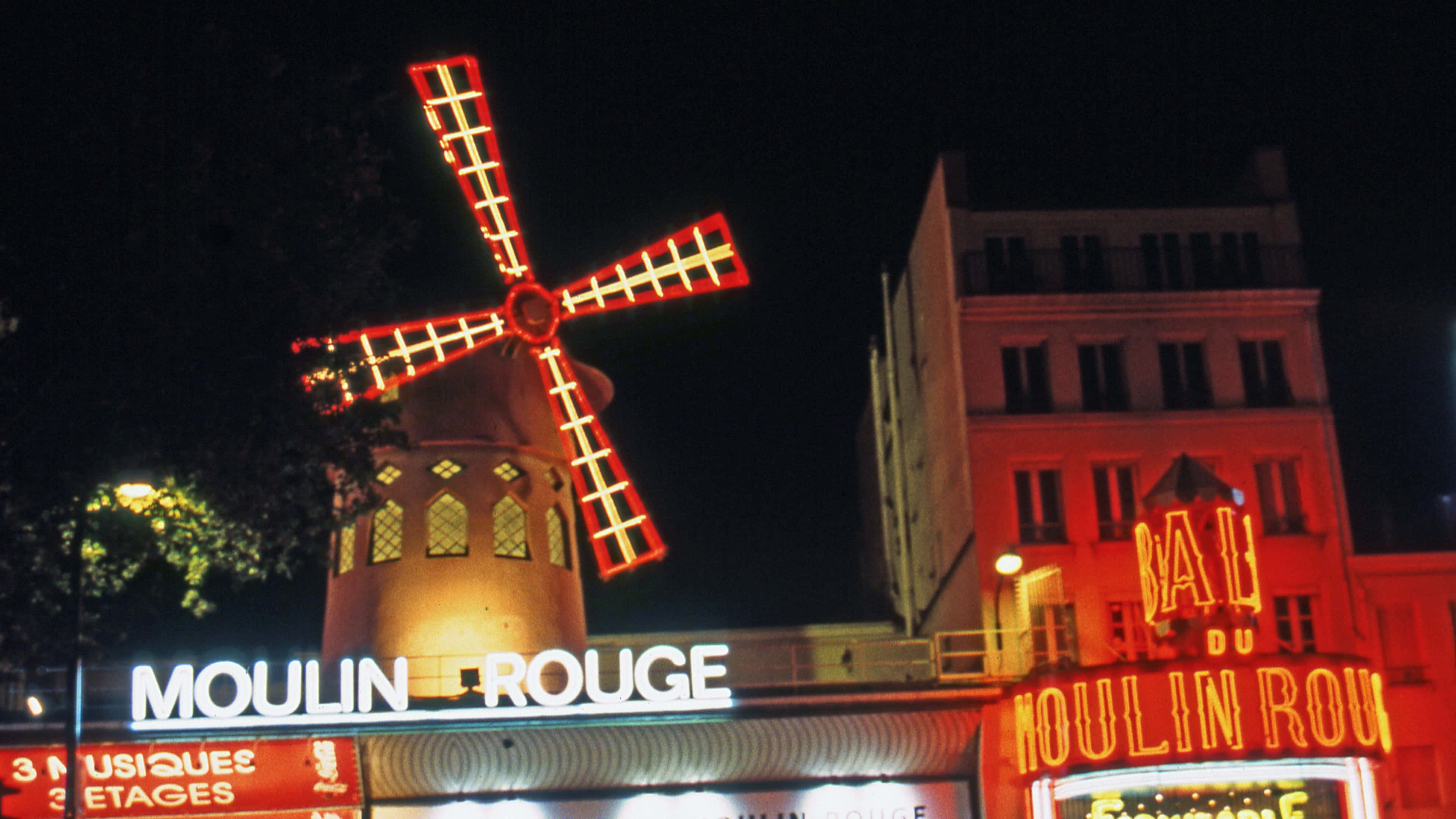 Moulin Rouge, neon light signs, red, 4K Desktop Wallpaper