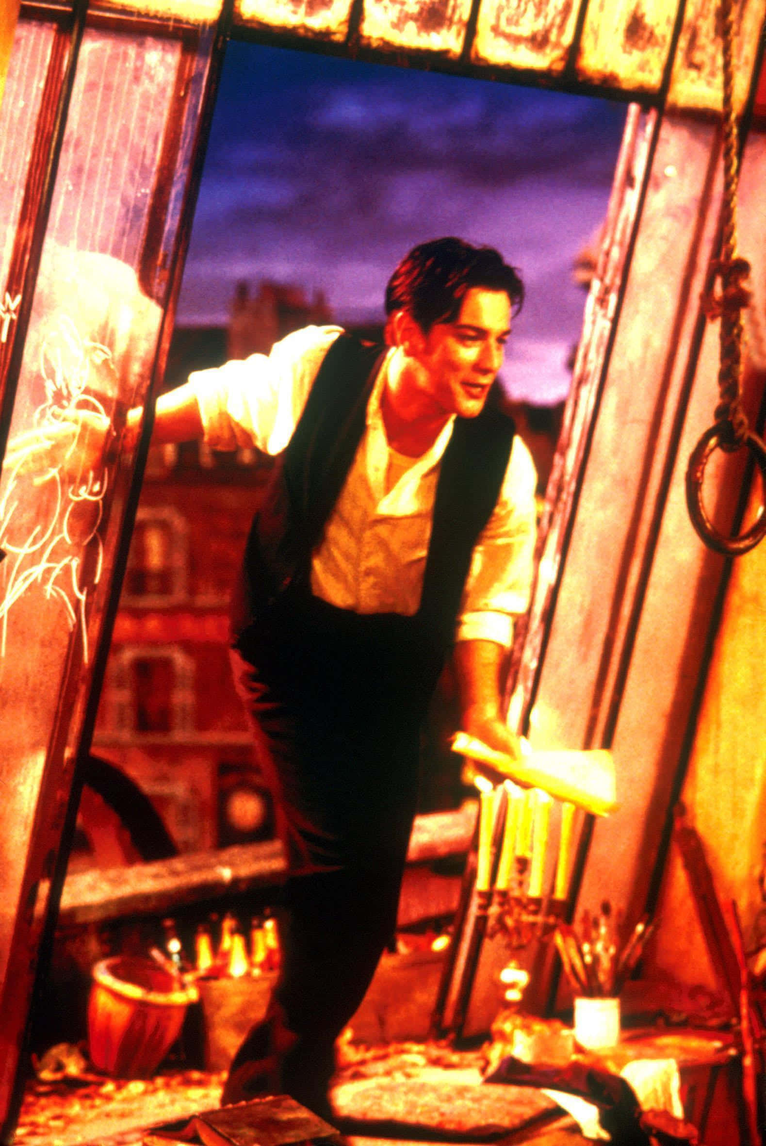 Moulin Rouge, bohemian, stained glass window, Full HD Phone Wallpaper
