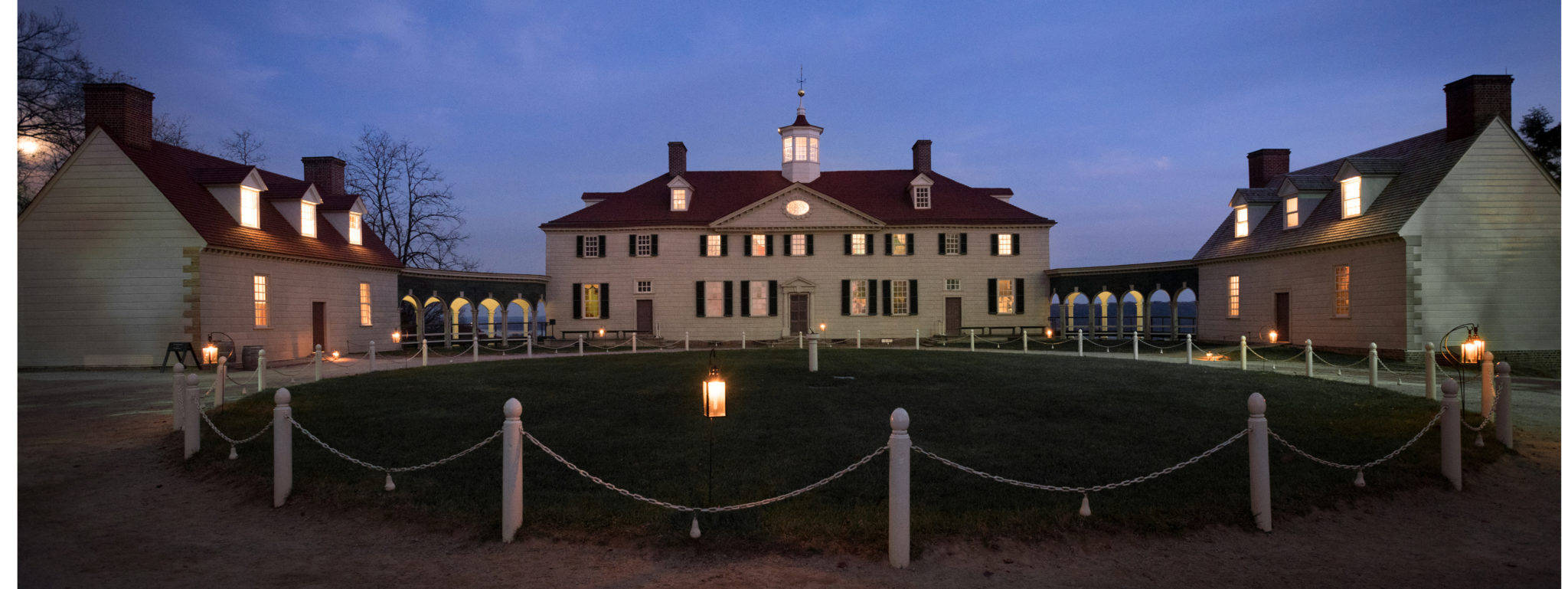 Mount Vernon, ultrawide, twilight, Full HD Desktop Wallpaper
