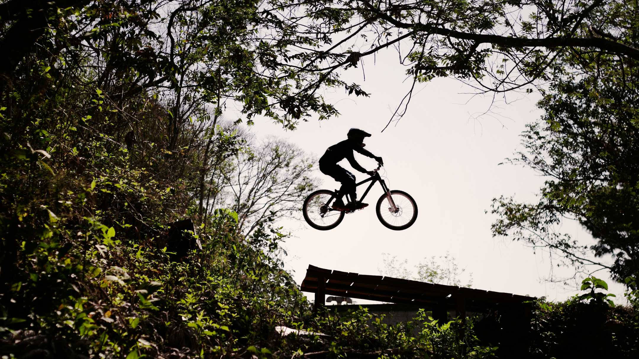 cyclist, freeride, mountain biking, Full HD Desktop Wallpaper