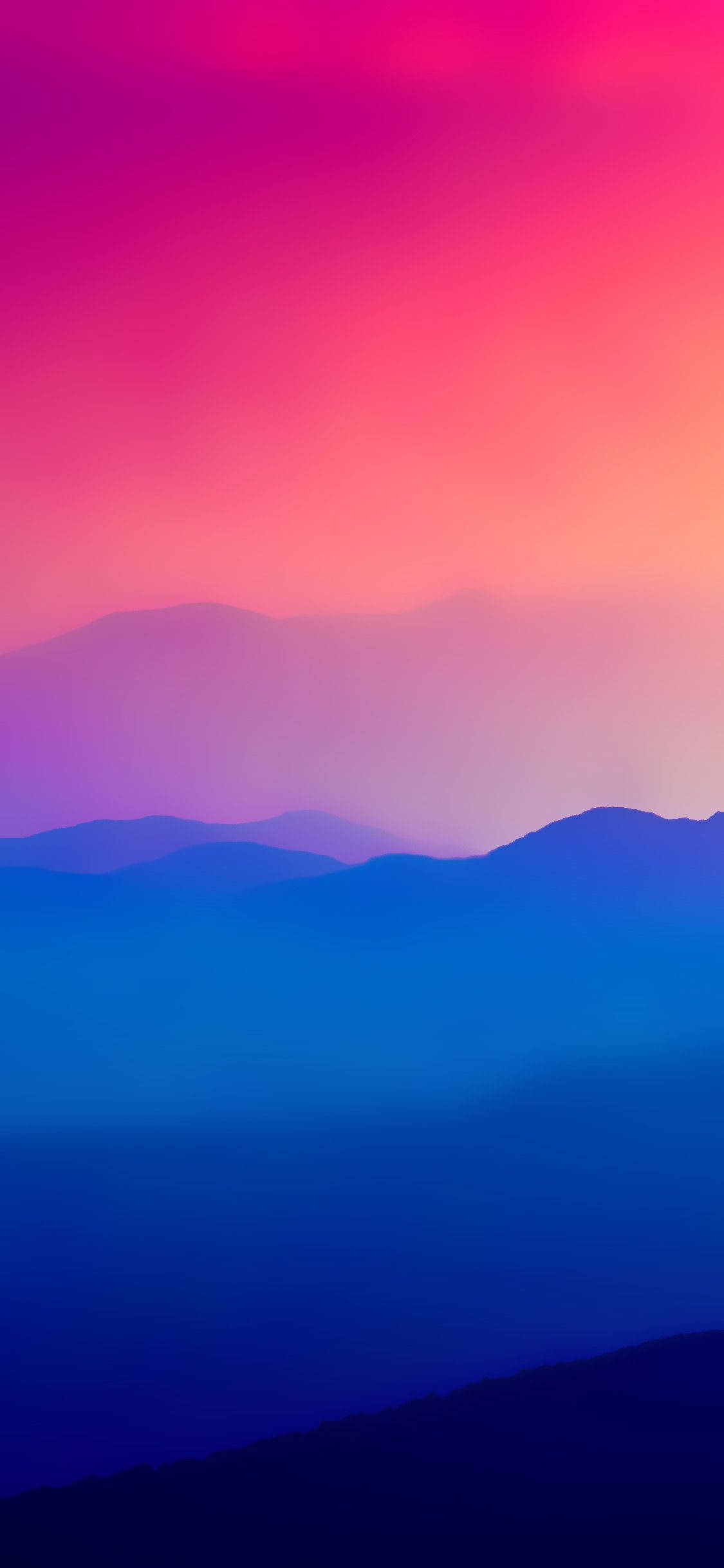 iPhone, mountain, sky, Full HD Phone Wallpaper