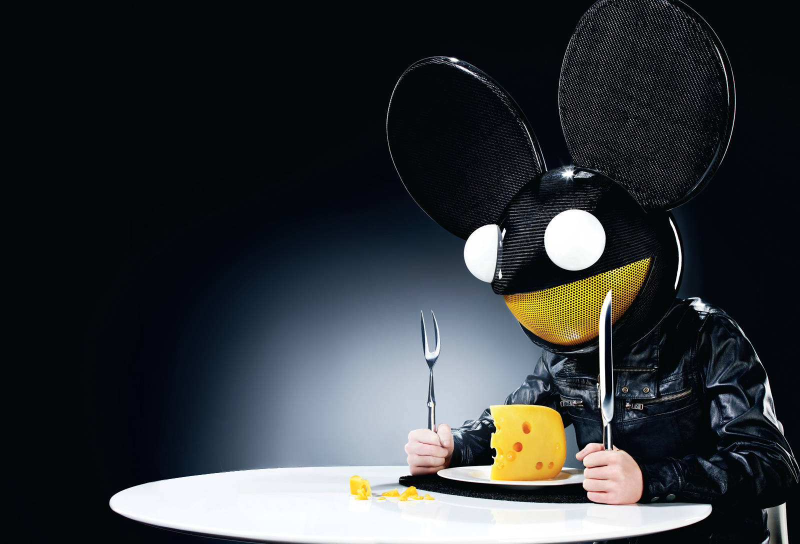 Mouse, black costume, giant black ears, HD Desktop Wallpaper