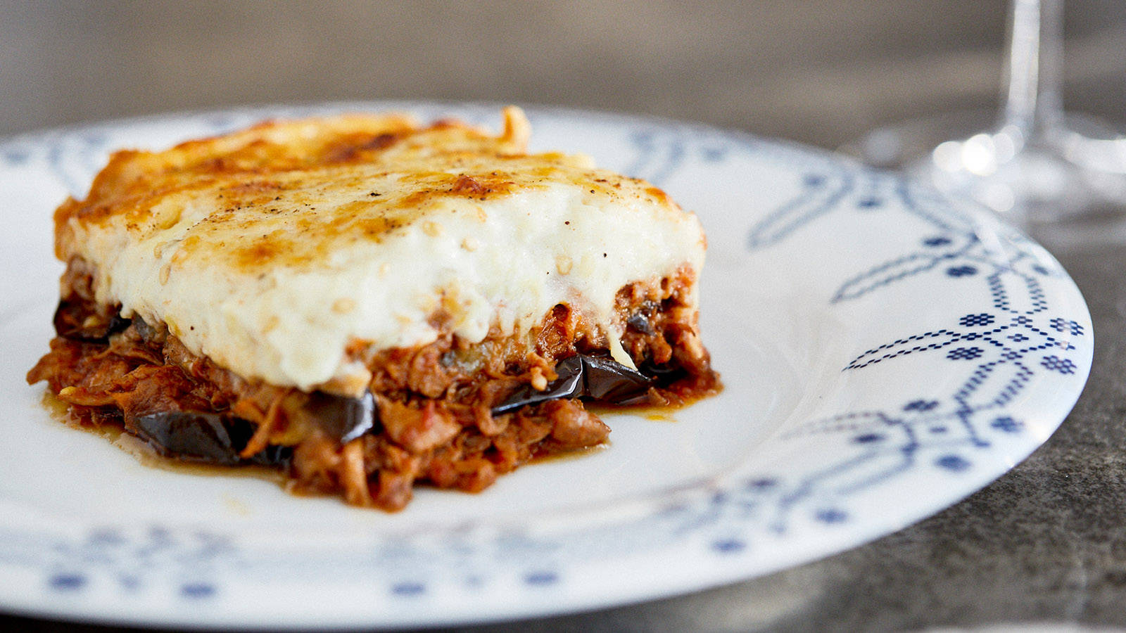 moussaka, baked eggplant parmesan, melted cheese, HD Desktop Wallpaper