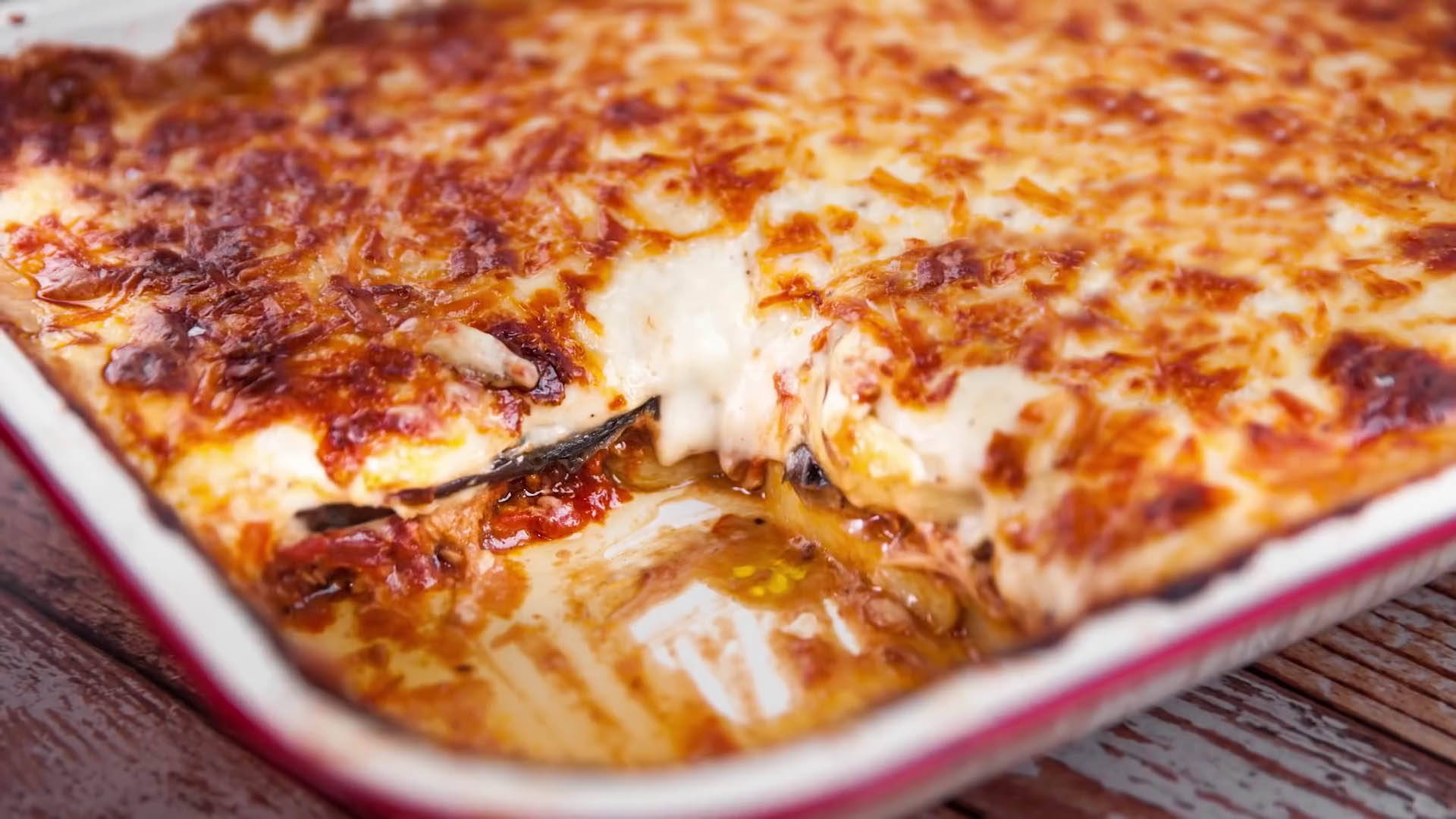 moussaka, golden-brown crust, melted gooey cheese, Full HD Desktop Wallpaper