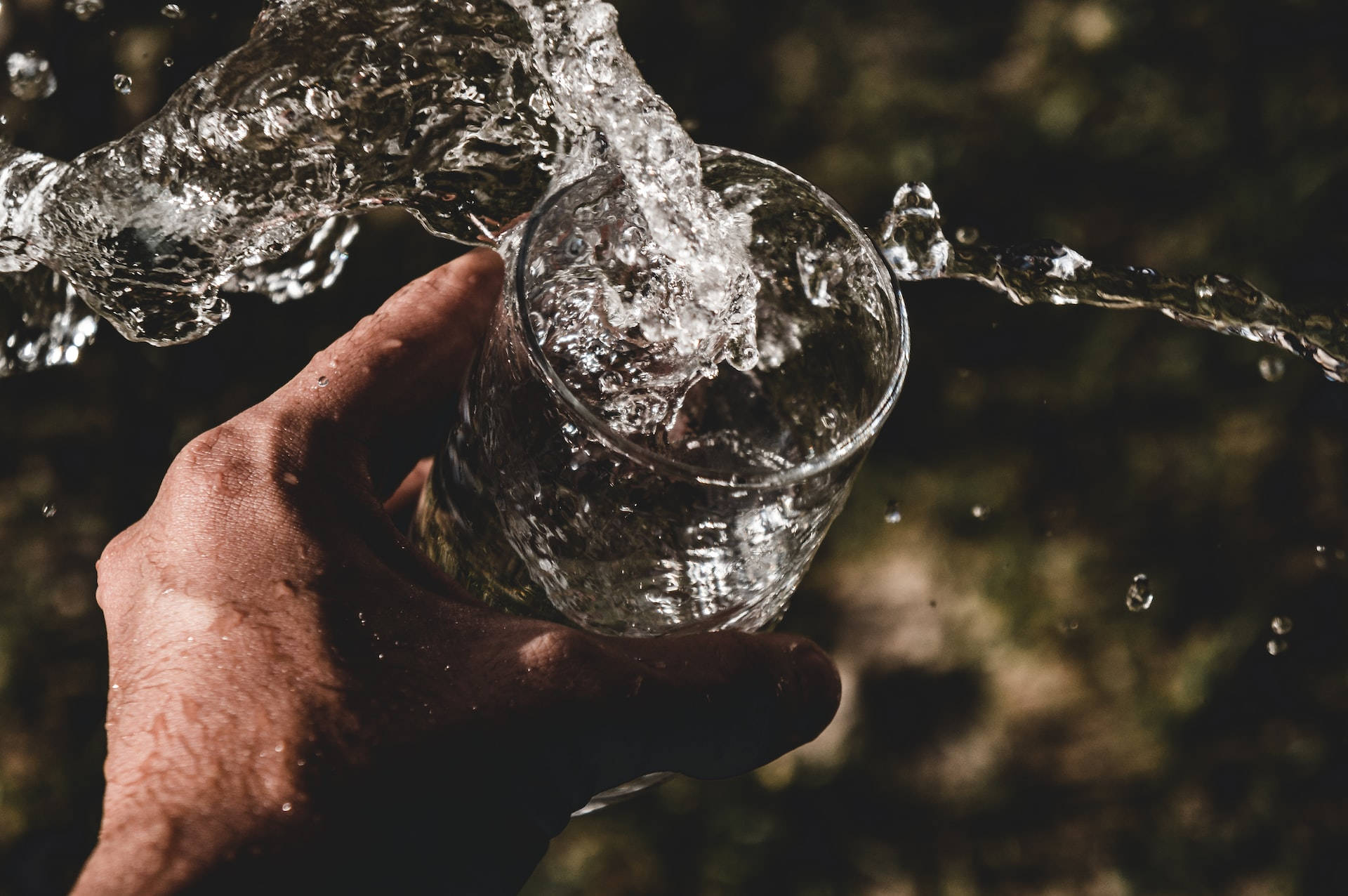 Moving Water, glass, clear water, Full HD Desktop Wallpaper