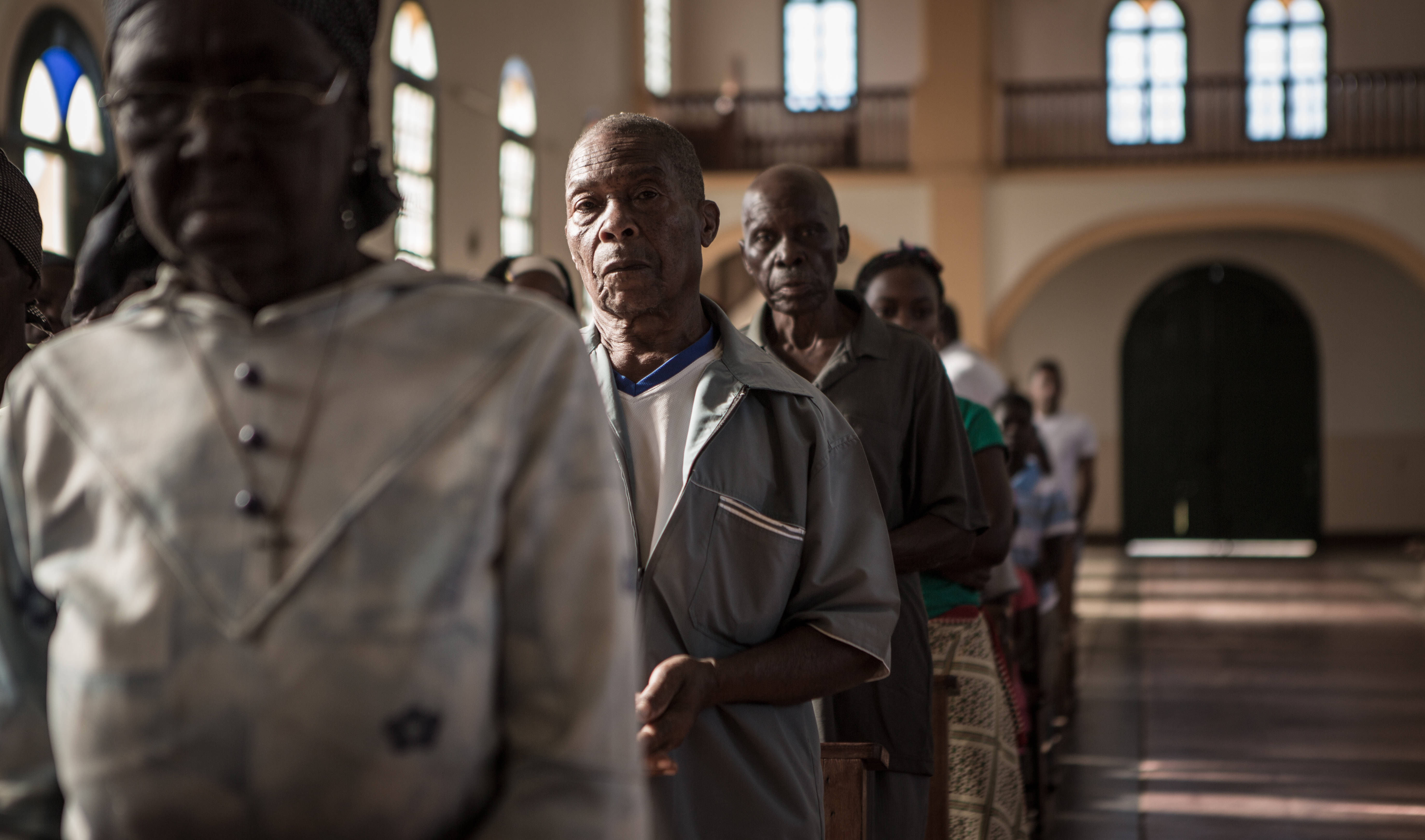 Mozambique, church, arched windows, 5K Desktop Wallpaper