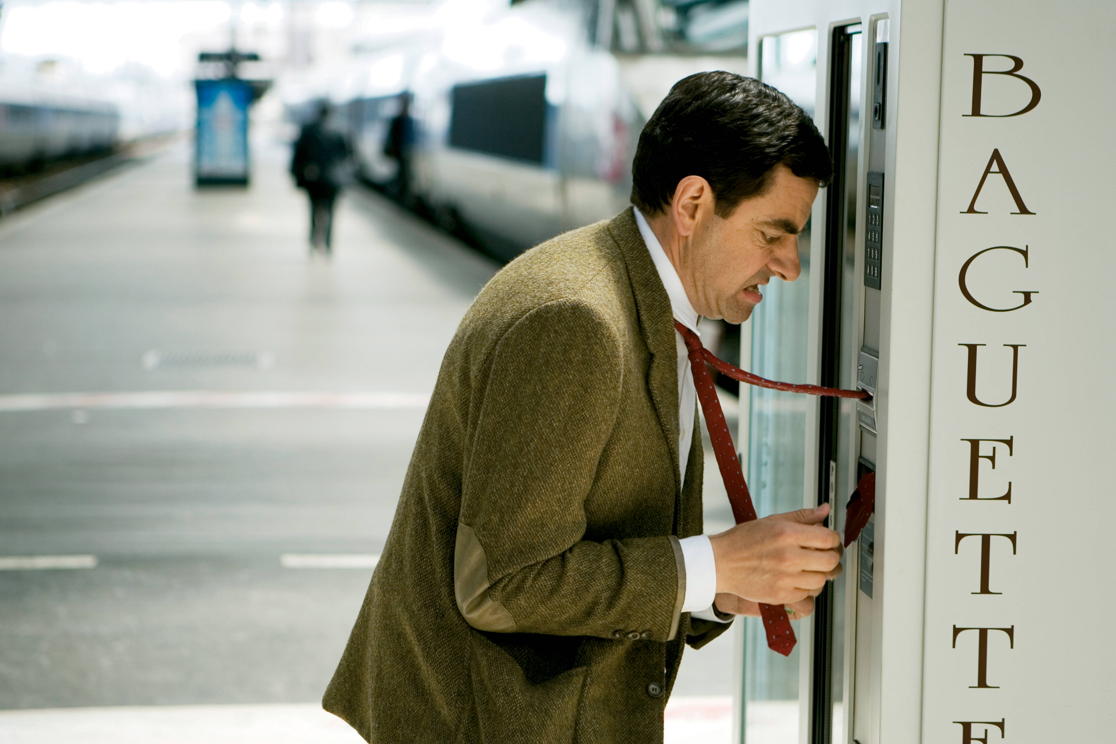 Mr Bean, 4K, necktie scene, 4K Desktop Wallpaper
