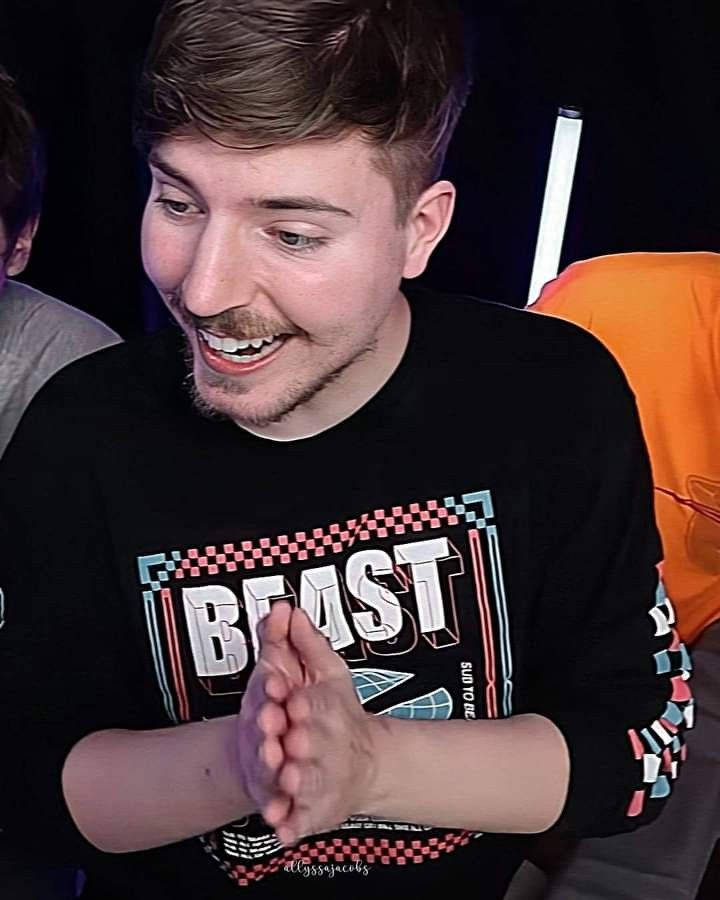 Mr Beast, BEAST graphic tee, black, SD Phone Wallpaper