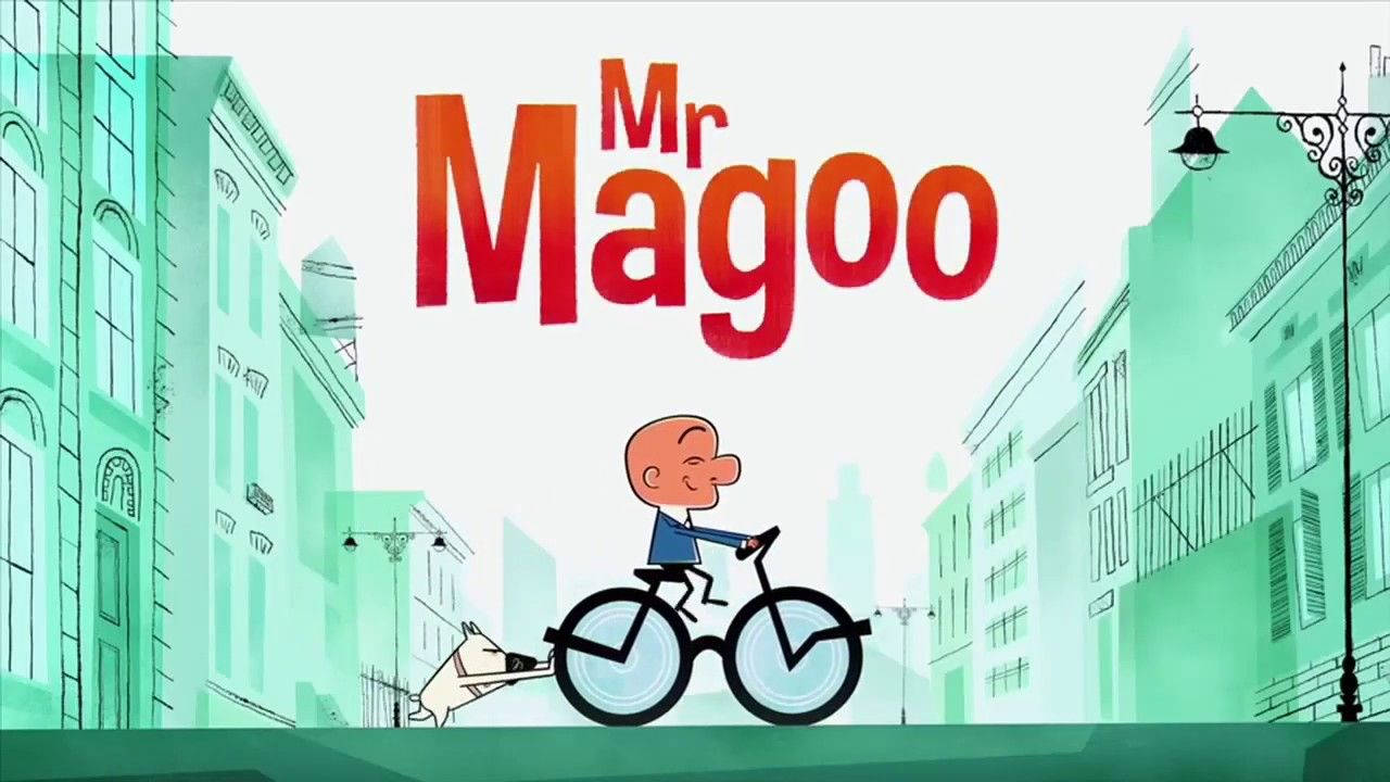Mr Magoo, bicycle, green-tinted city street, HD Desktop Wallpaper