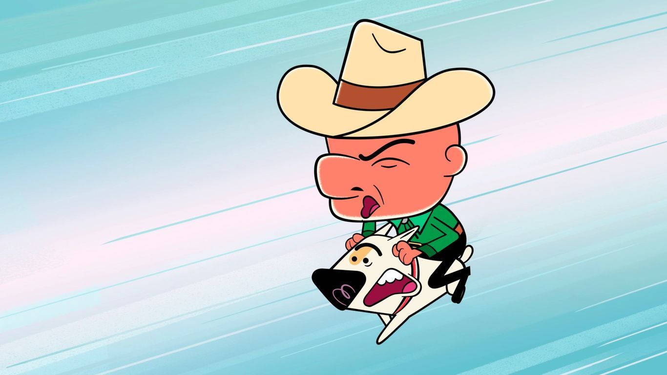 Mr Magoo, cowboy hat, white dog, HD Desktop Wallpaper