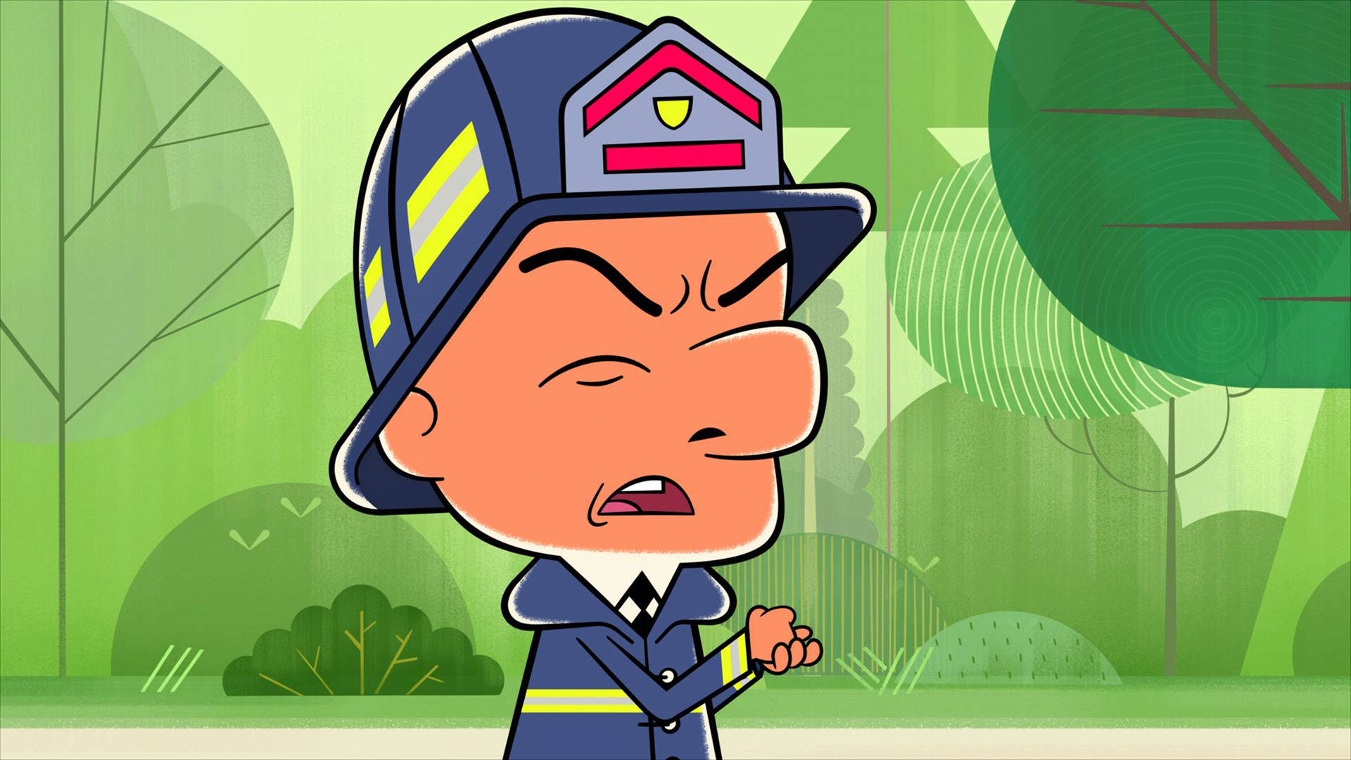 Mr Magoo, fireman suit, cartoon firefighter, Full HD Desktop Wallpaper