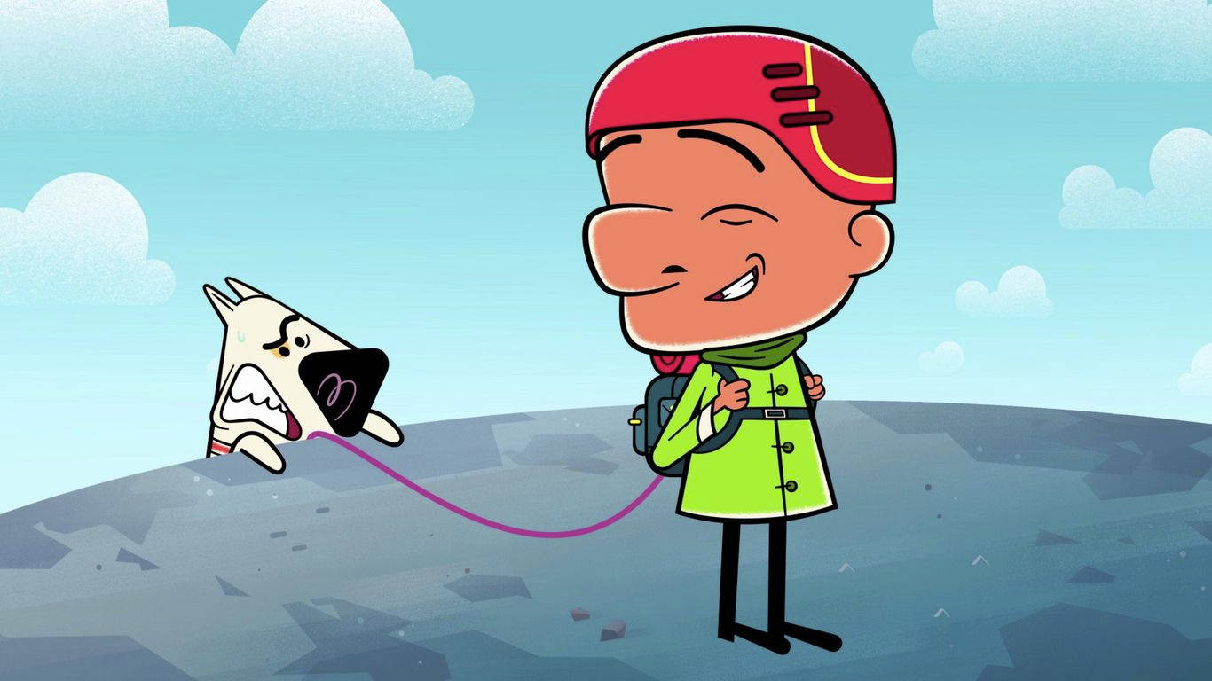 Mr Magoo, red helmet, green coat, HD Desktop Wallpaper