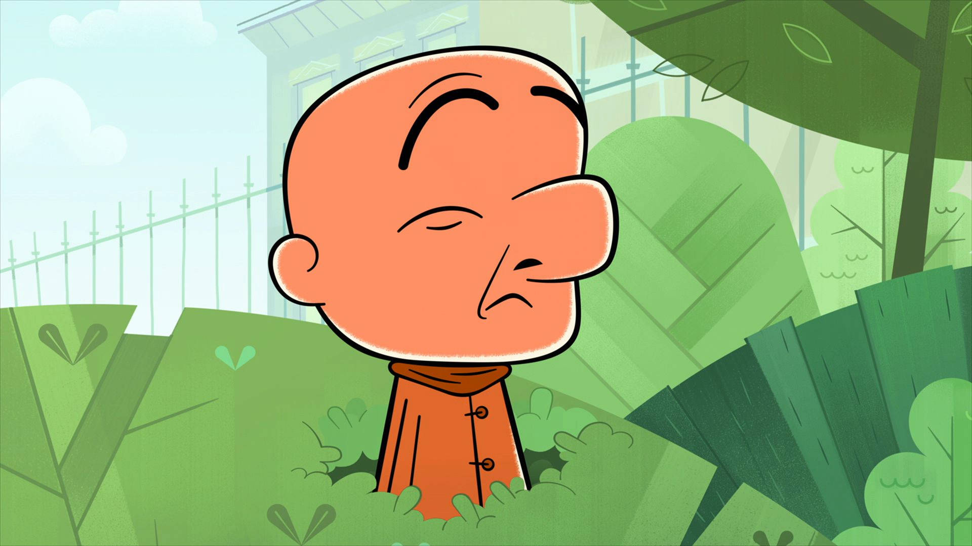 Mr Magoo, bush, sunny garden, Full HD Desktop Wallpaper