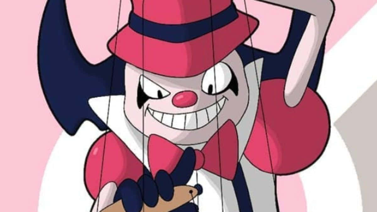 Mr. Mime, puppet, red hat, SD Desktop Wallpaper