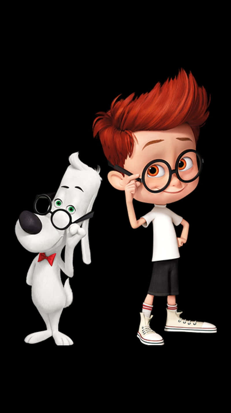 Mr Peabody, Sherman, round glasses, HD Phone Wallpaper