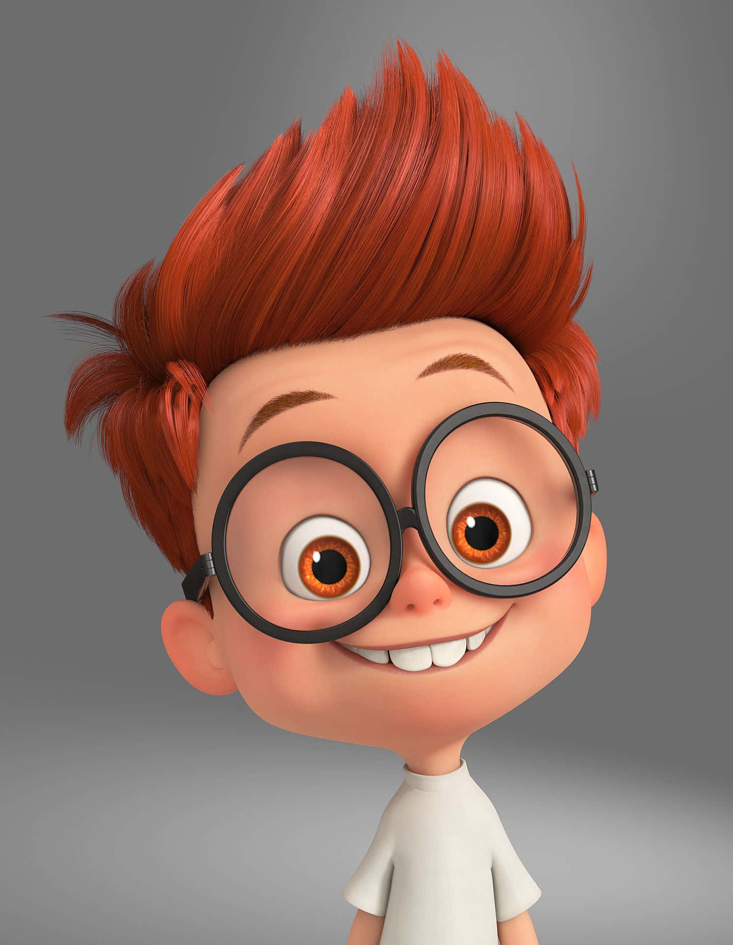 Sherman, 3D animated, spiky red hair, Full HD Phone Wallpaper