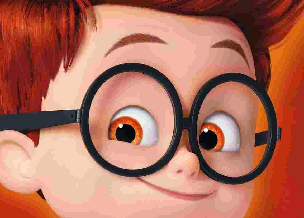 Sherman, red hair, oversized black glasses, SD Desktop Wallpaper