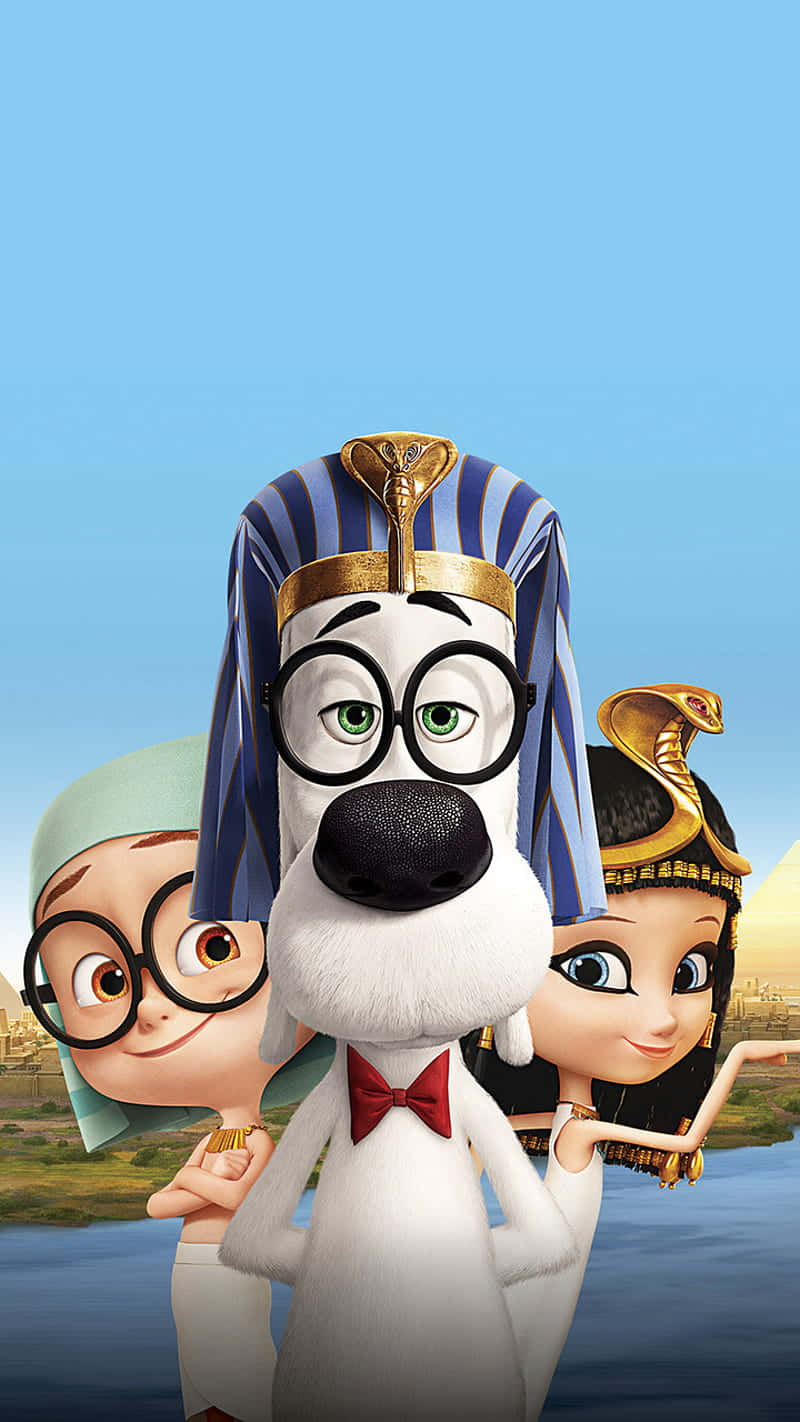 Mr Peabody & Sherman, Egyptian adventure, pharaoh attire, HD Phone Wallpaper