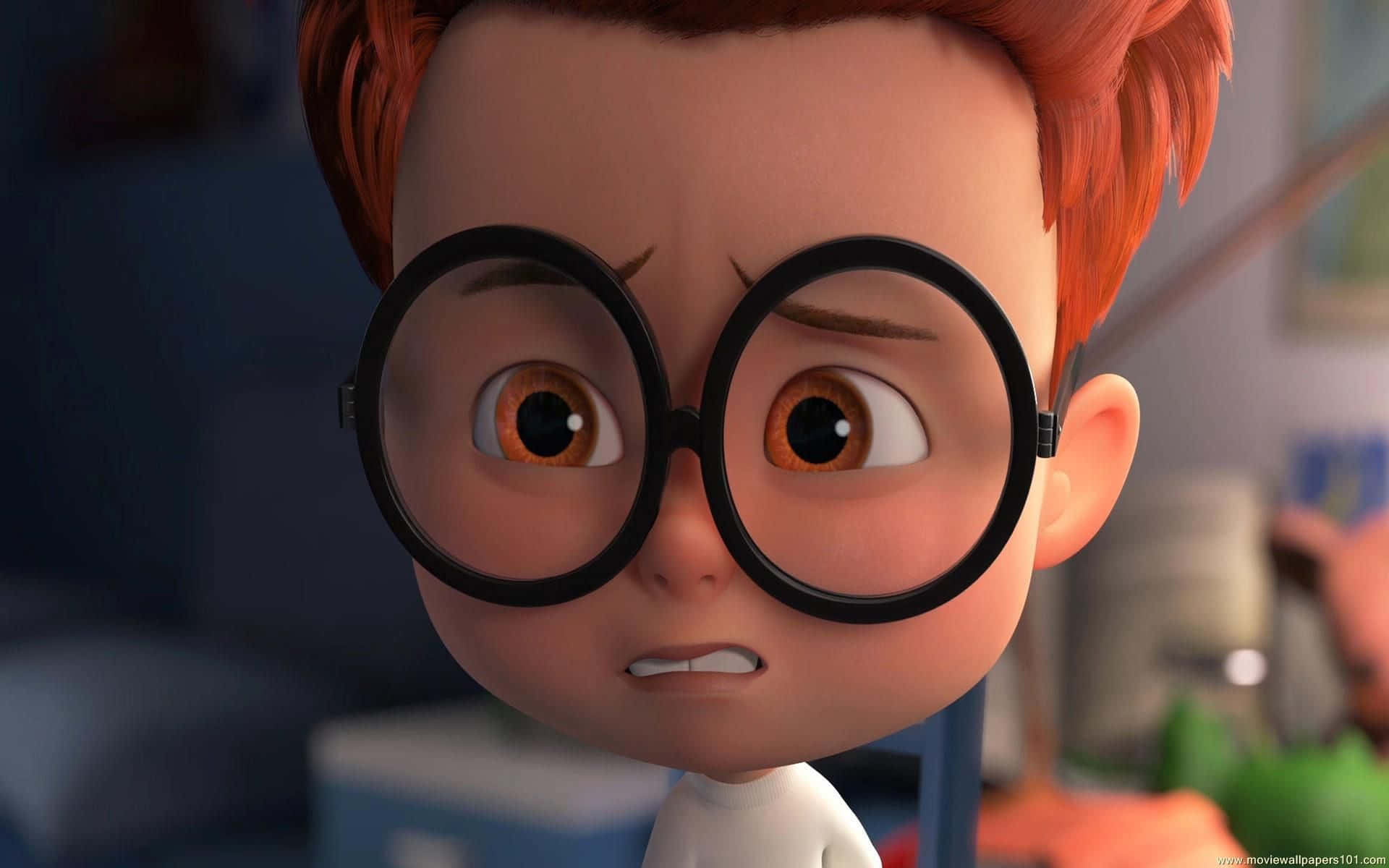 Sherman, red hair, oversized black glasses, Full HD Desktop Wallpaper