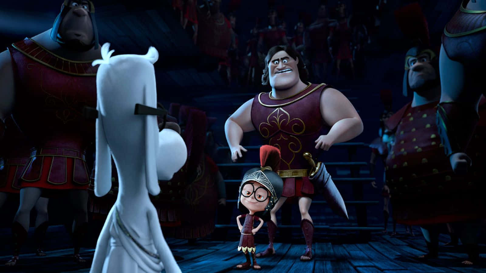 Mr Peabody & Sherman, Roman helmet, white rabbit, HD Desktop Wallpaper