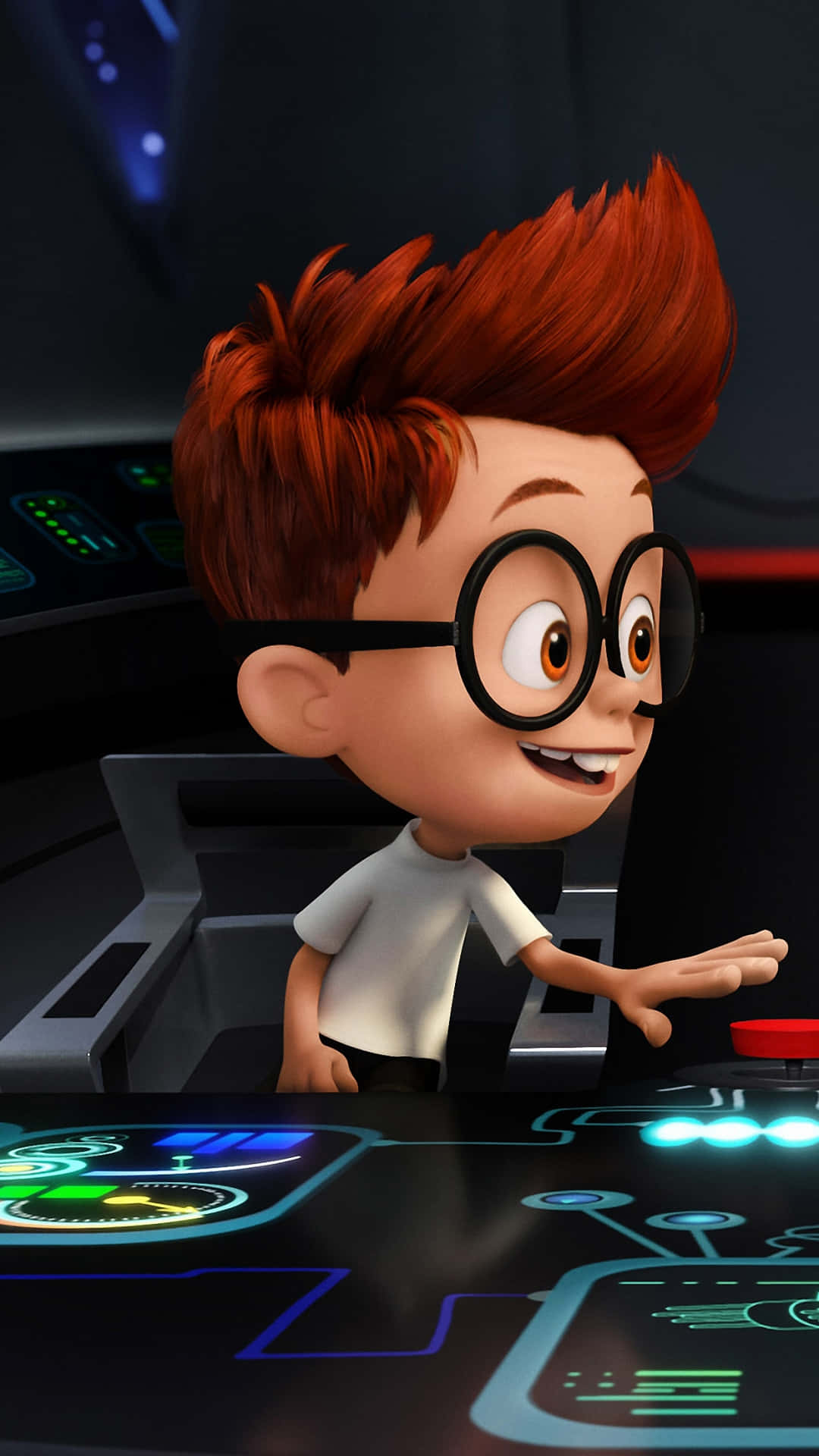 Sherman, red hair, glasses, Full HD Phone Wallpaper
