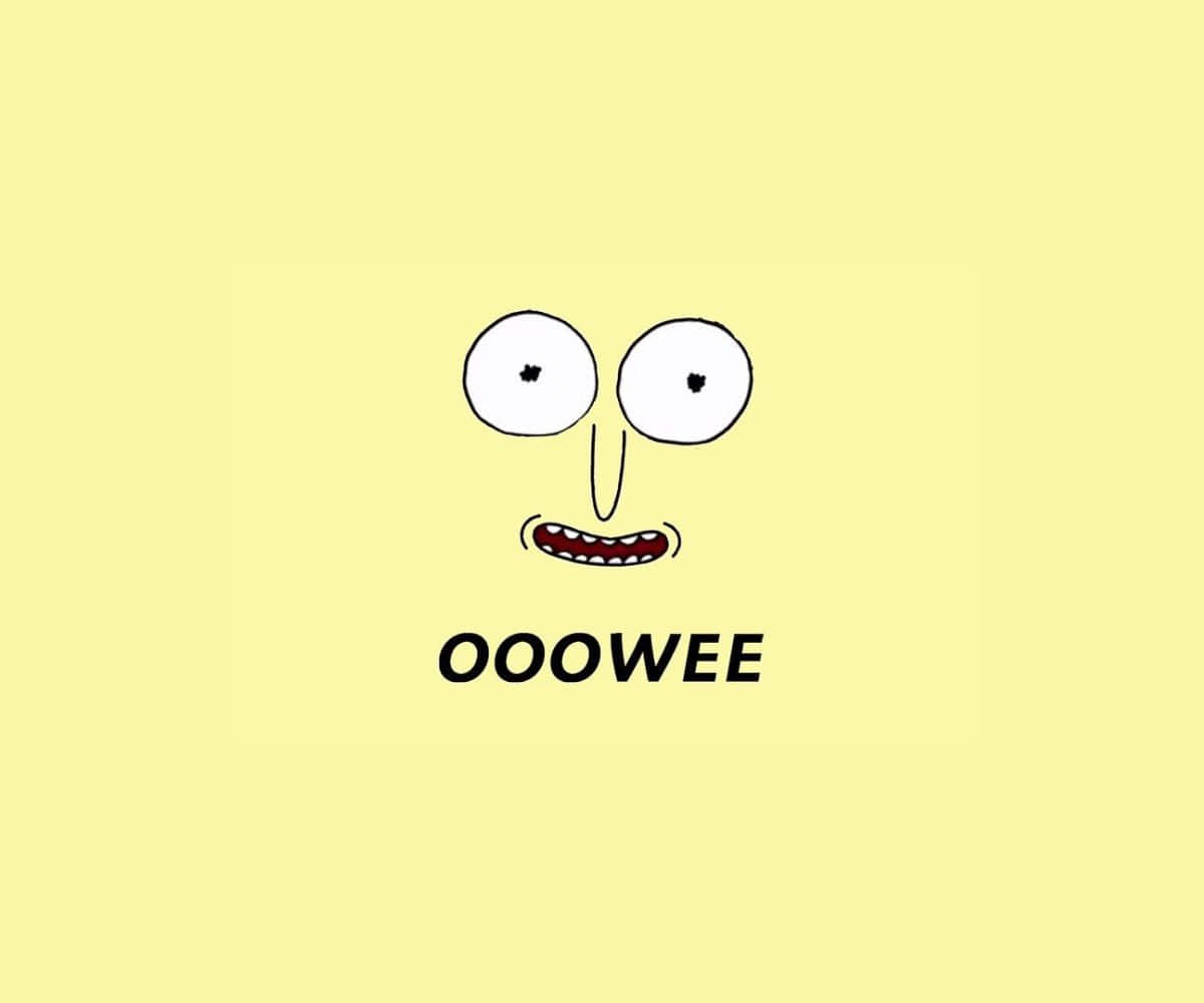 Mr. Poopybutthole, wide eyes, toothy grin, SD Desktop Wallpaper