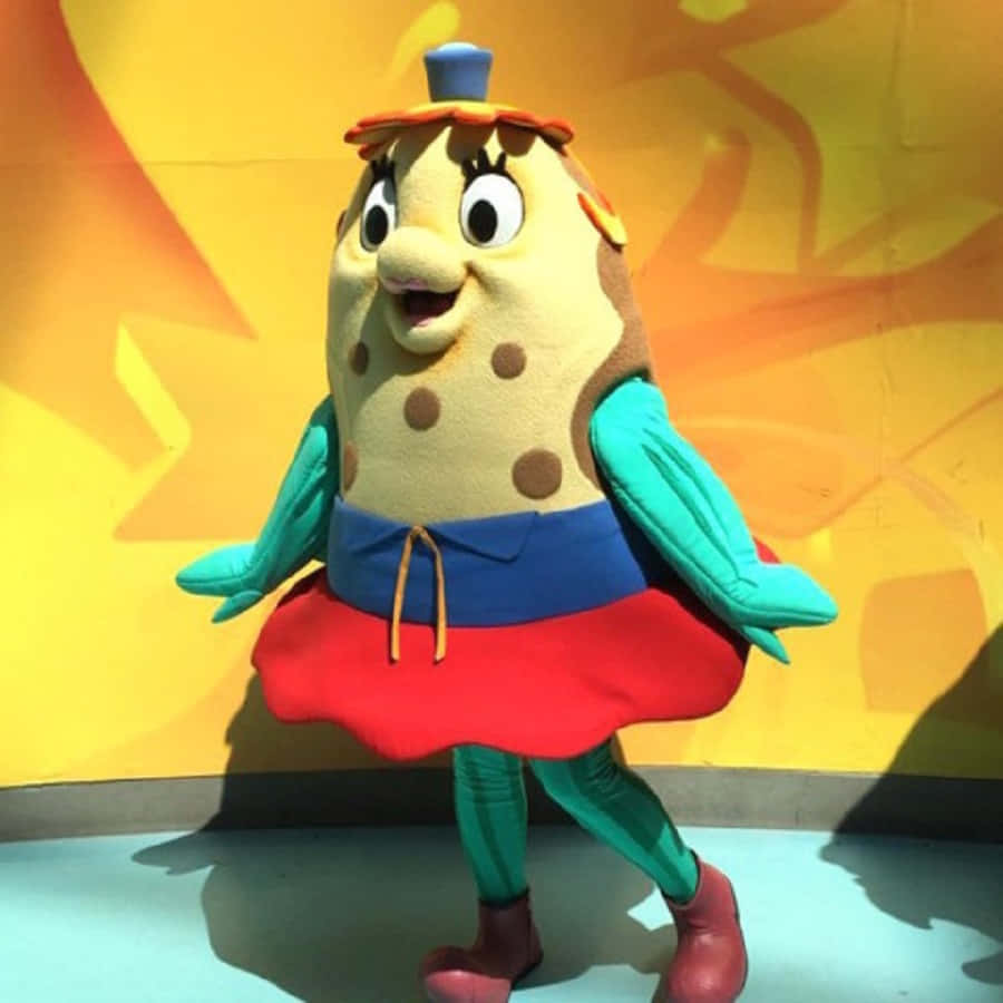 Mrs Puff, spotted character, red skirt, SD Desktop Wallpaper