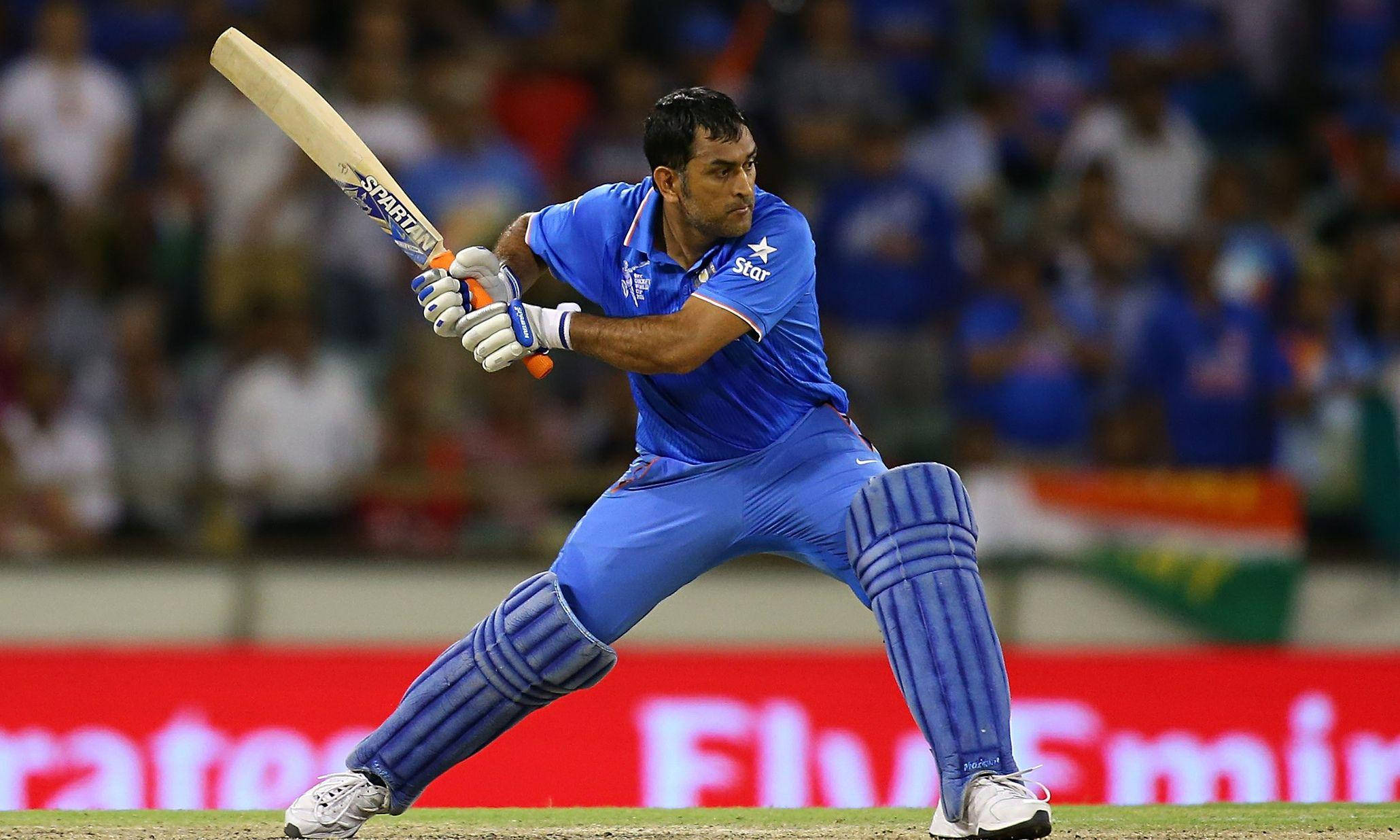Ms Dhoni, wide batting stance, cricket batsman, Full HD Desktop Wallpaper