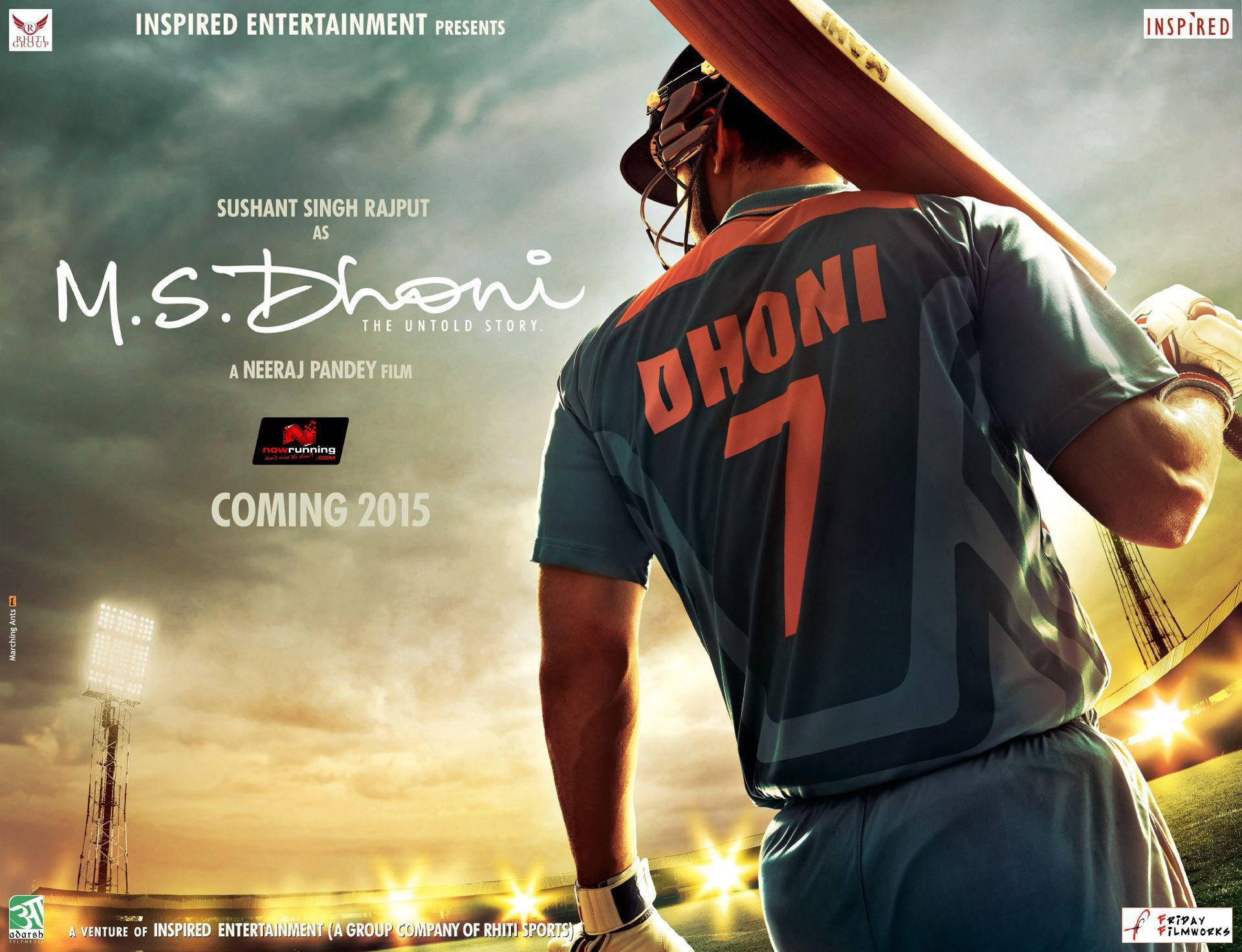 Ms Dhoni, Dhoni jersey, golden stadium sunset, Full HD Desktop Wallpaper