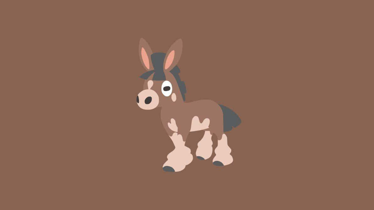 Mudbray, black top hat, solid brown background, SD Desktop Wallpaper