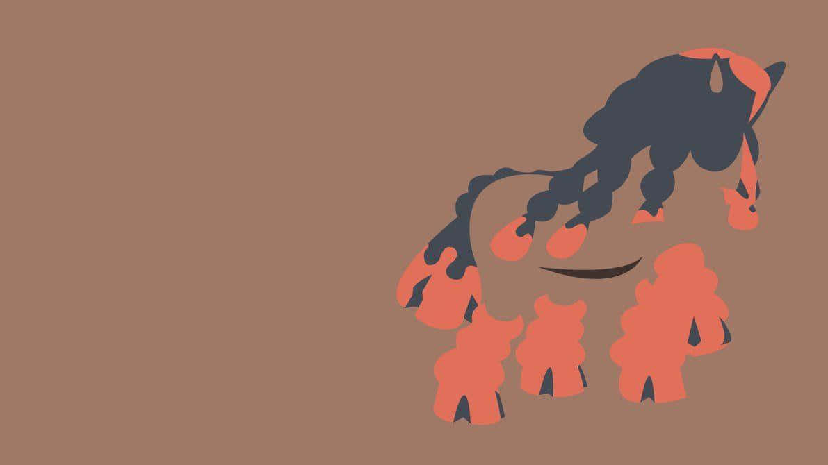 Mudsdale, orange, dark blue, SD Desktop Wallpaper