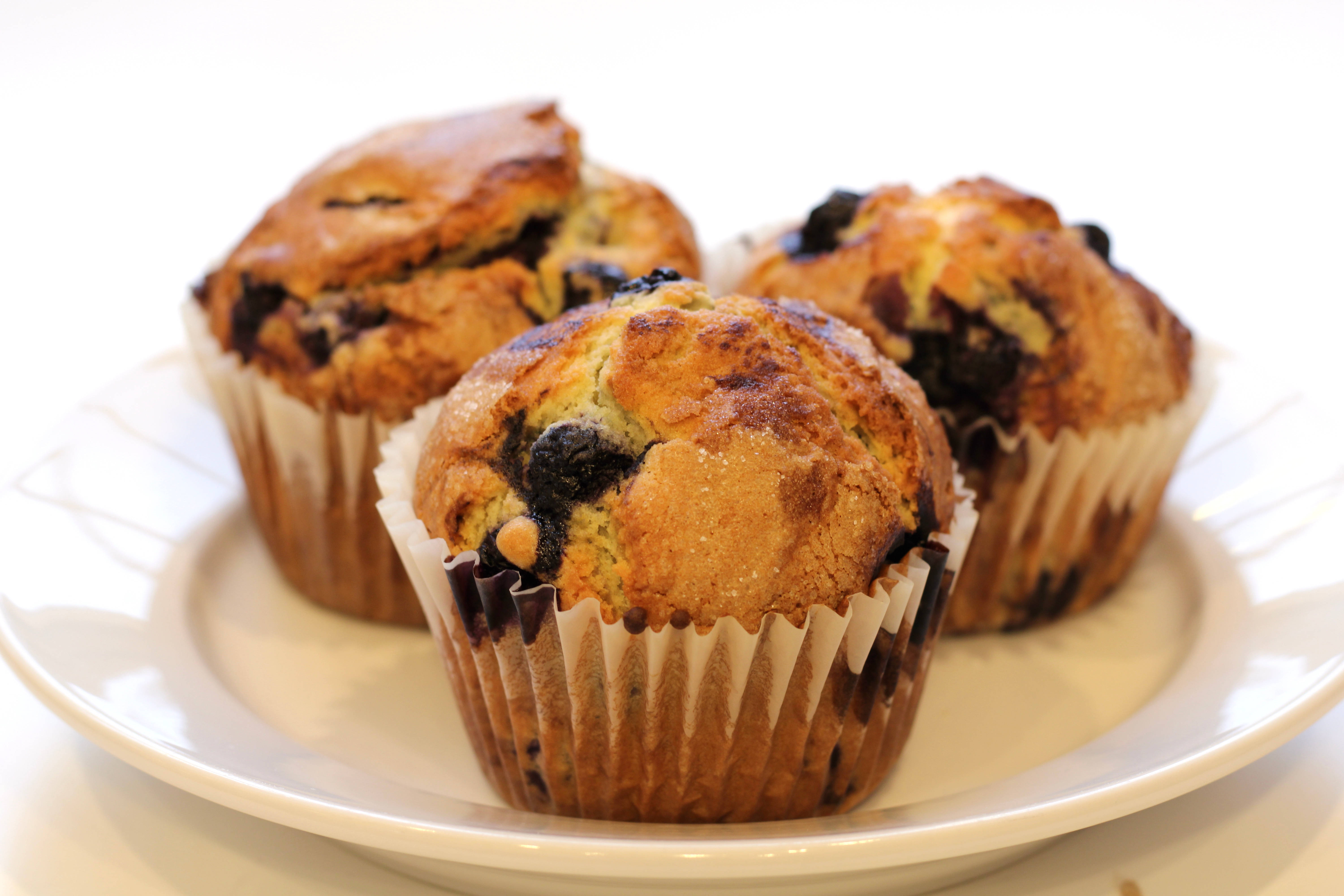 muffin, blueberry muffin, golden brown, 5K Desktop Wallpaper
