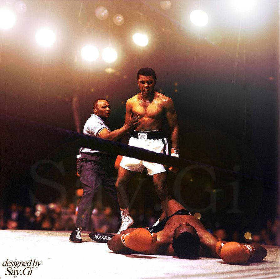 Muhammad Ali, boxer, ring, SD Desktop Wallpaper