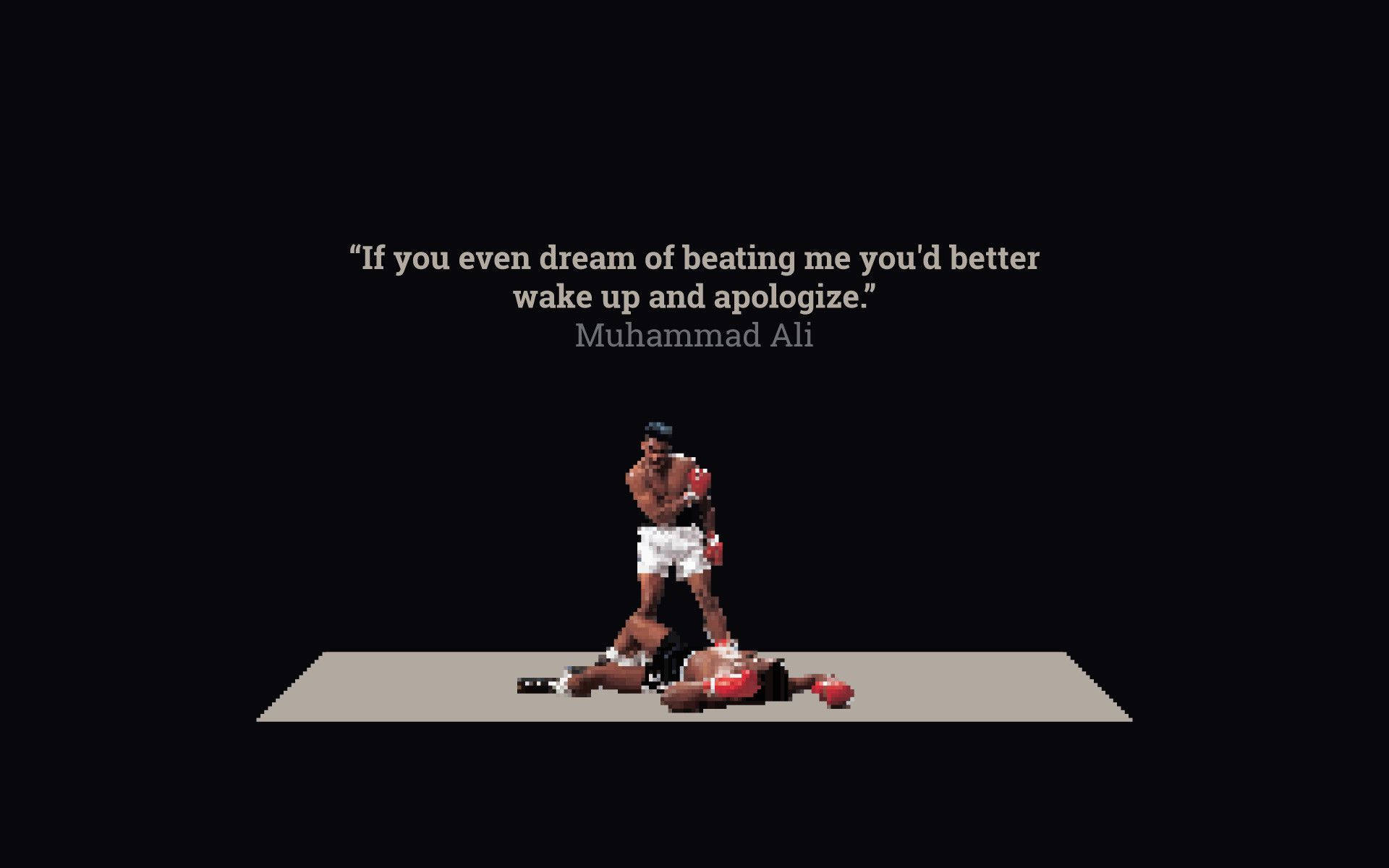 Muhammad Ali, pixel art, mat, Full HD Desktop Wallpaper