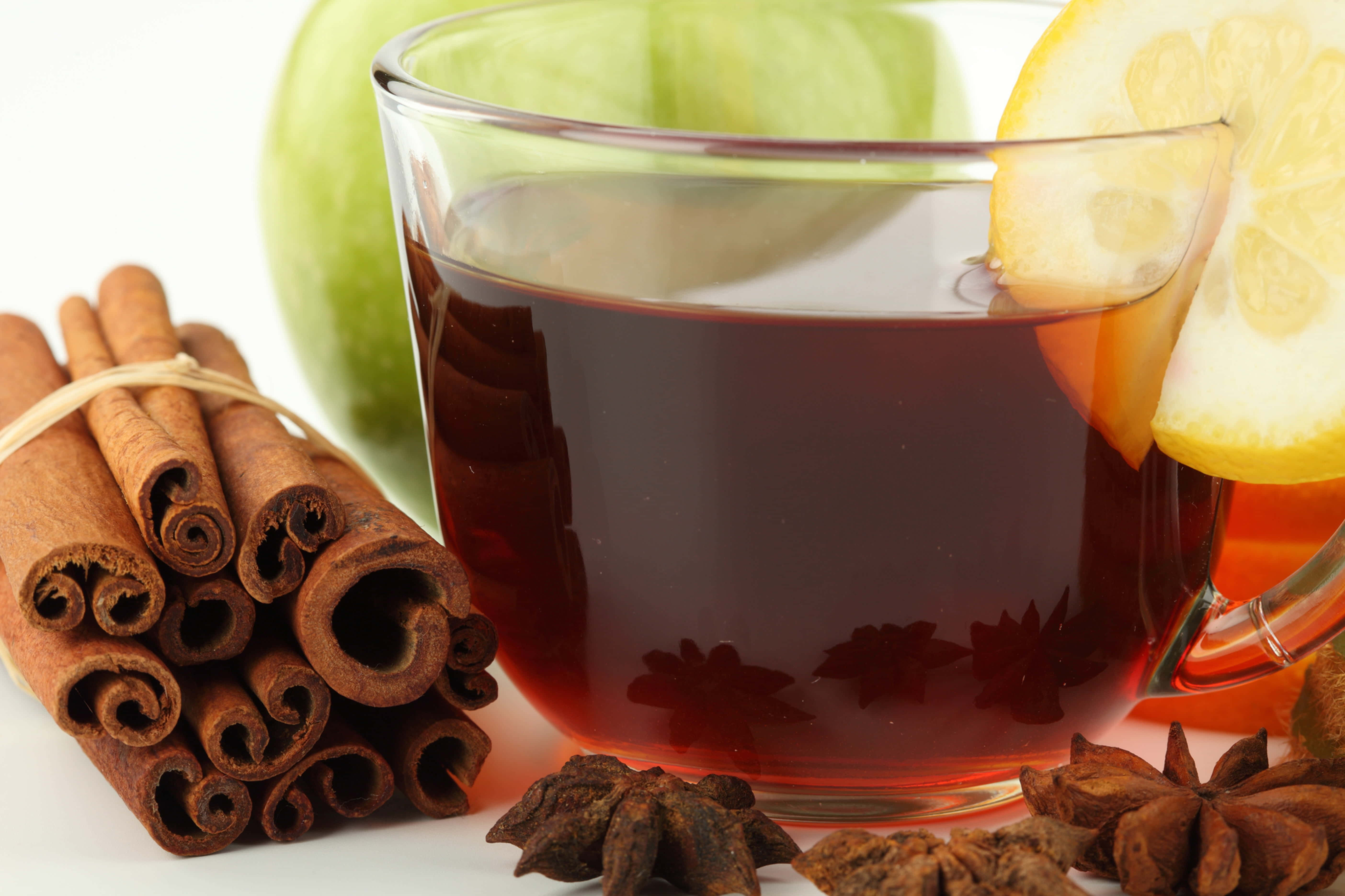 Mulled Wine, glass mug, spiced tea, 5K Desktop Wallpaper
