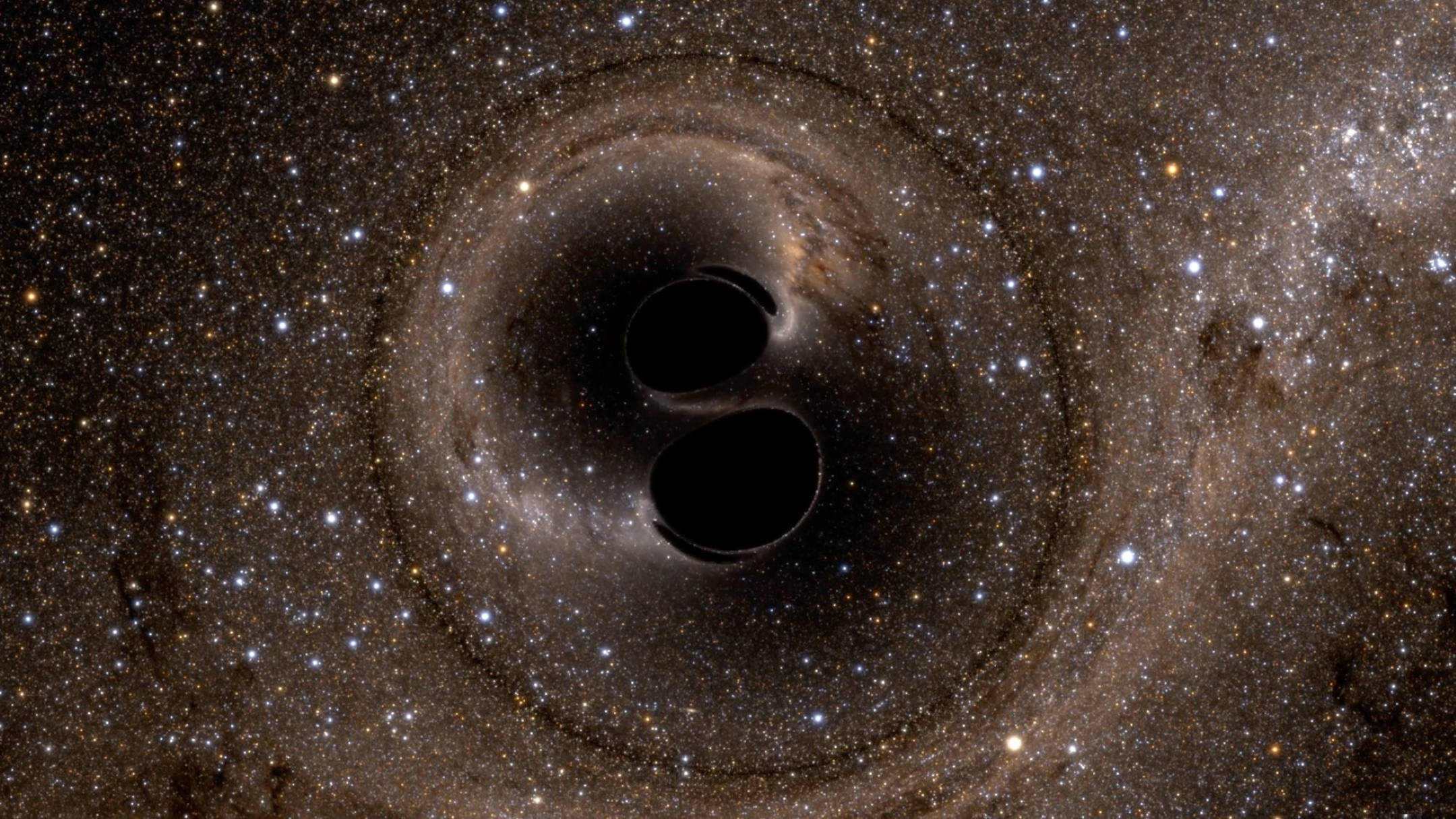 Multiverse Two, black holes, starfield, Full HD Desktop Wallpaper