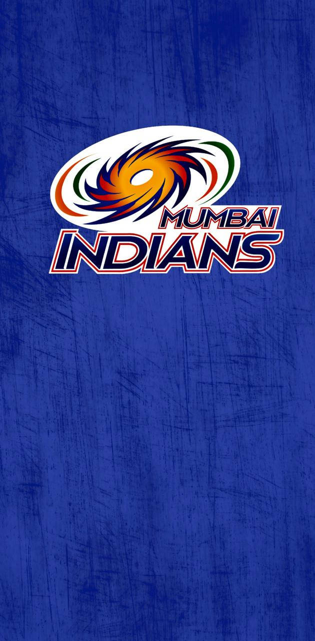 Mumbai Indians, violet, textured blue background, HD Phone Wallpaper