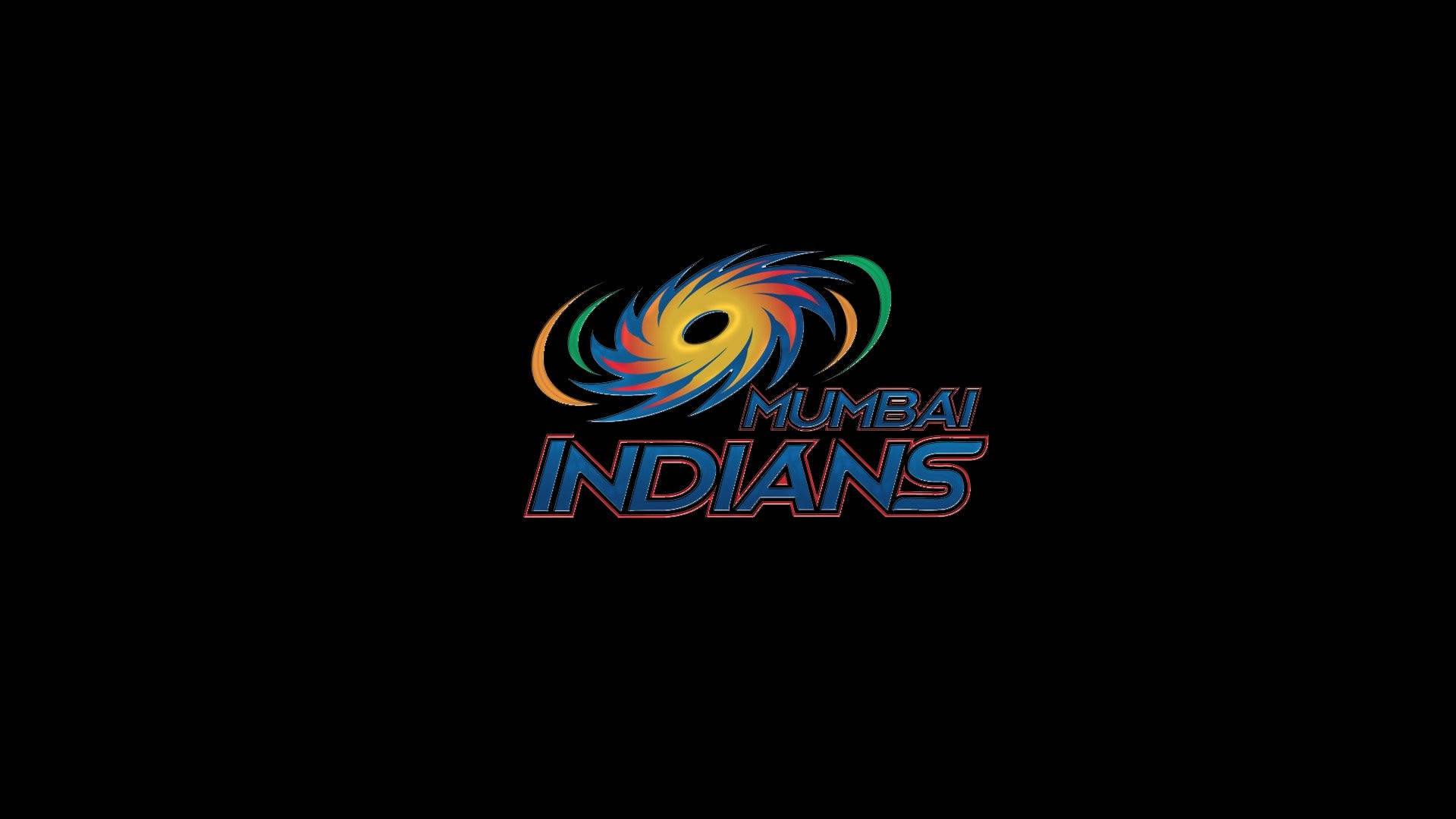 Mumbai Indians, colorful logo, vibrant swirling logo, Full HD Desktop Wallpaper